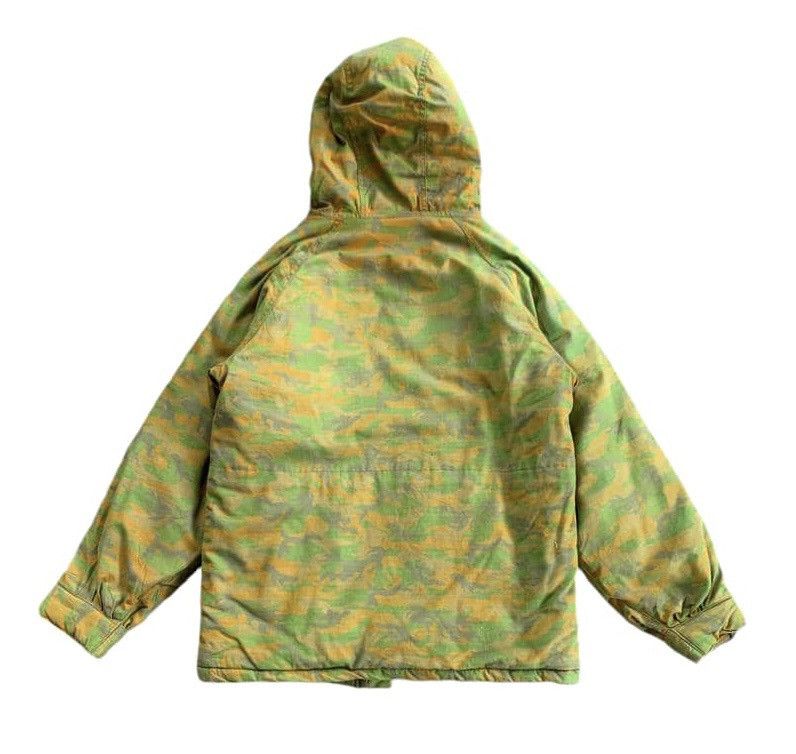 Japanese Brand Kriff Mayor Camo Fire Wood World Wide Camp Jacket Hooded Size US S / EU 44-46 / 1 - 2 Thumbnail