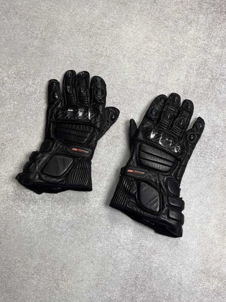 Other Vintage Moto Racing Genuine Leather Gloves Os Size ONE SIZE - 2 Thumbnail
