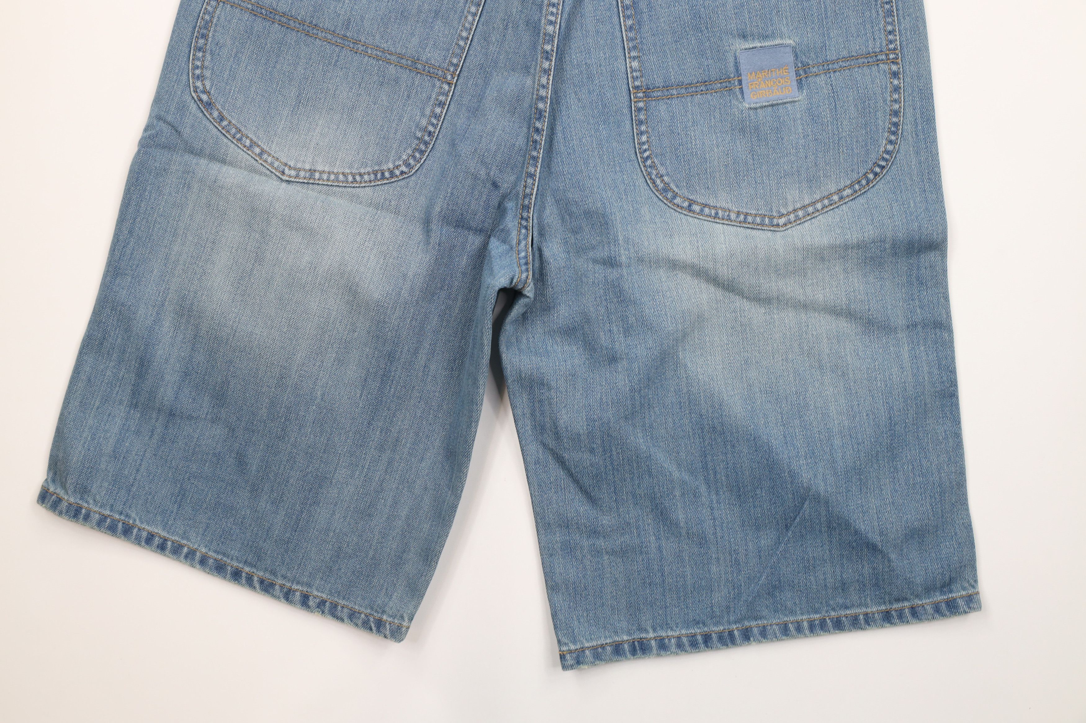 Marithe + Francois Girbaud × Vintage Deadstock Vintage Marithe Francois Girbaud Denim Jean Shorts Size US 32 / EU 48 - 10 Thumbnail