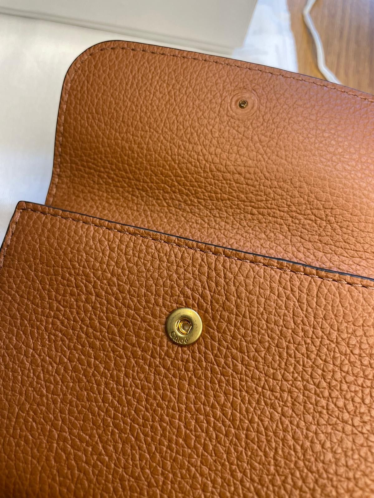 Chloe Authentic Chloé TriFold Wallet Lambskin Size ONE SIZE - 8 Thumbnail