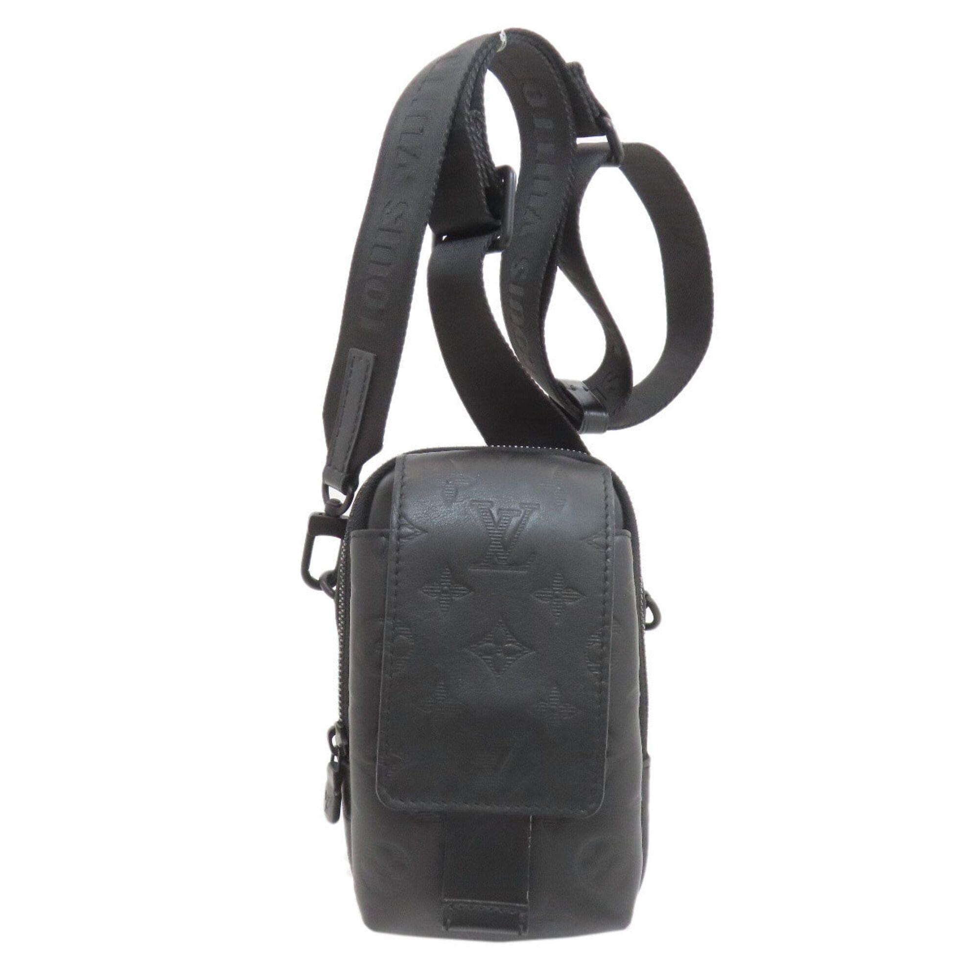 Louis Vuitton Louis Vuitton M81323 Double Phone Pouch Shoulder Bag Monogram Shadow Women's LOUIS VUITTON Size ONE SIZE - 1 Thumbnail