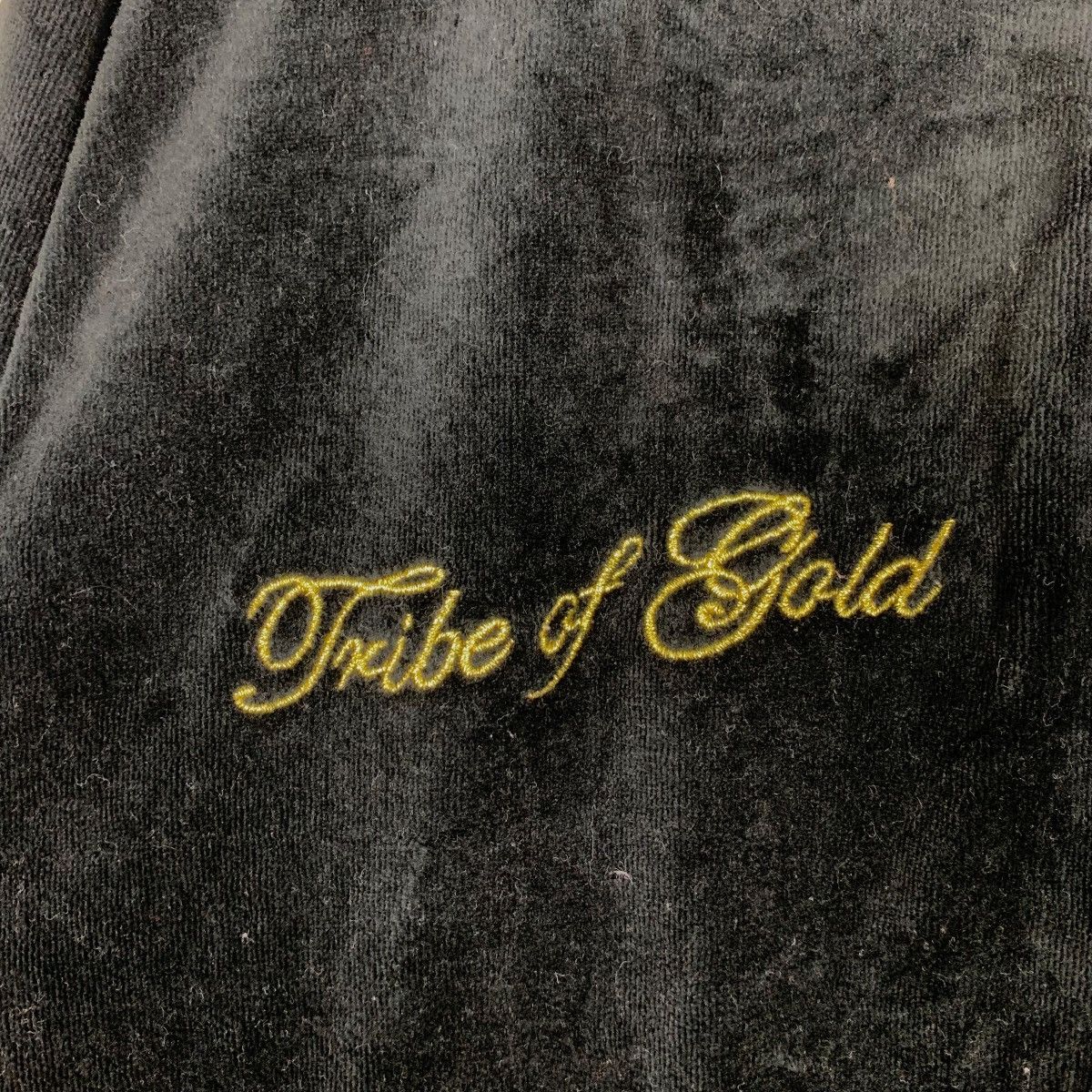 Japanese Brand 24 KARATS Tribe of Gold Velvet Zipper Hoodies #0802-C36 Size US M / EU 48-50 / 2 - 5 Thumbnail