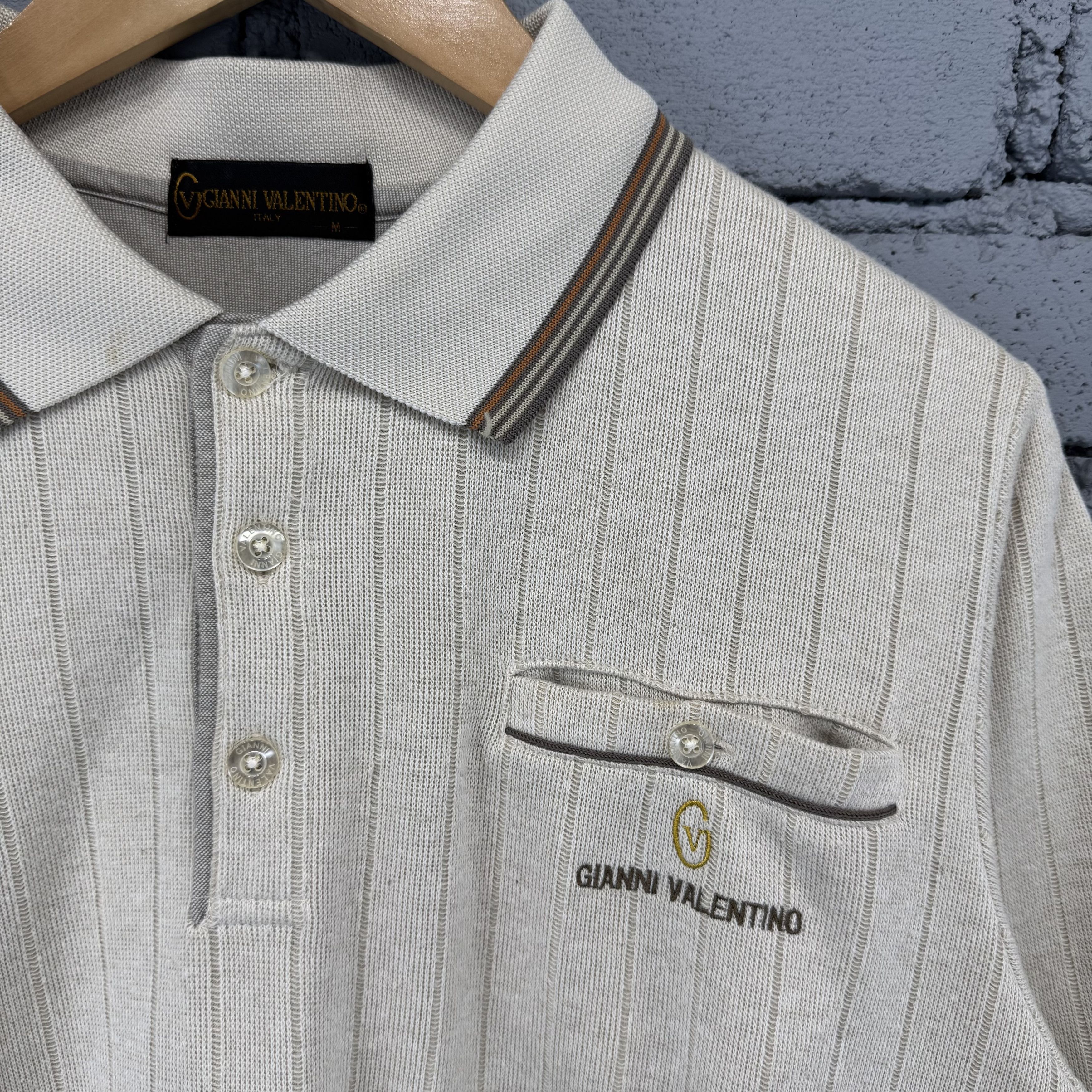 Gianni Valentino Vintage Gianni Valentino Collar Sweatshirt Streetwear Size US M / EU 48-50 / 2 - 4 Thumbnail