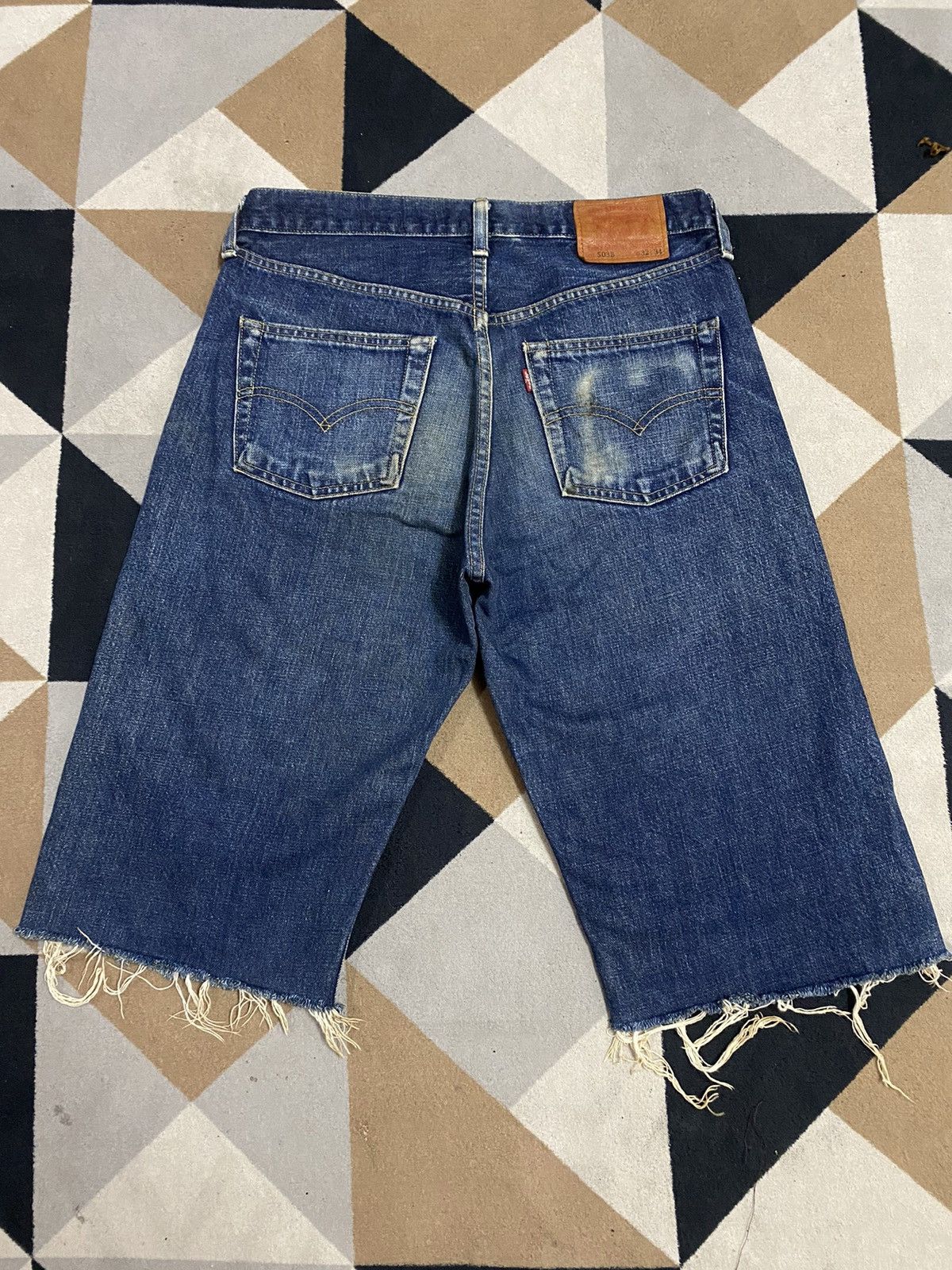 Levi's Vintage Clothing Japan Vintage Levis 503B 90’s Big E Selvedge Short Jeans Size US 31 - 2 Thumbnail