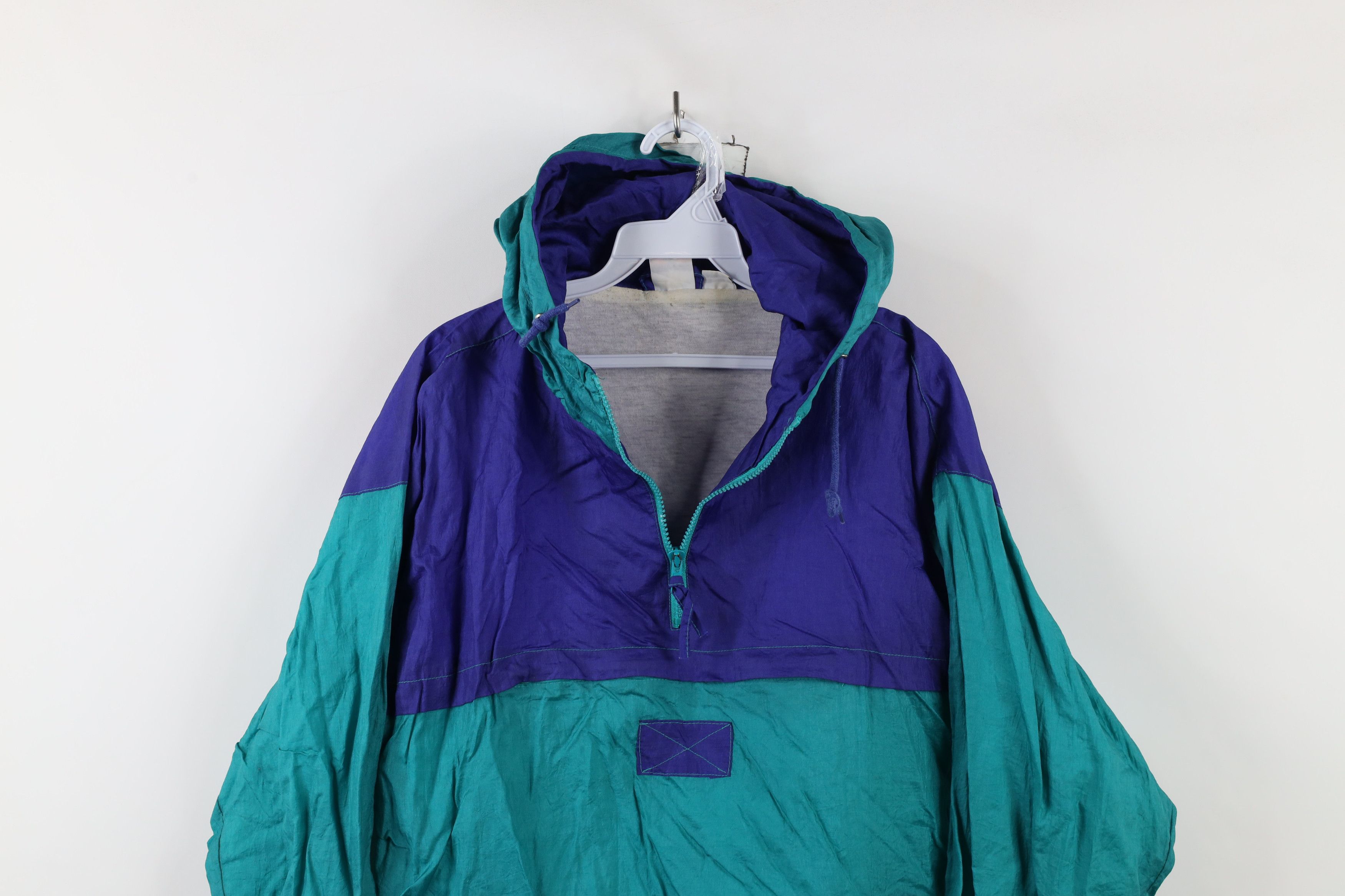 Vintage Vintage 90s Streetwear Hooded Anorak Windbreaker Jacket Size M / US 6-8 / IT 42-44 - 2 Thumbnail