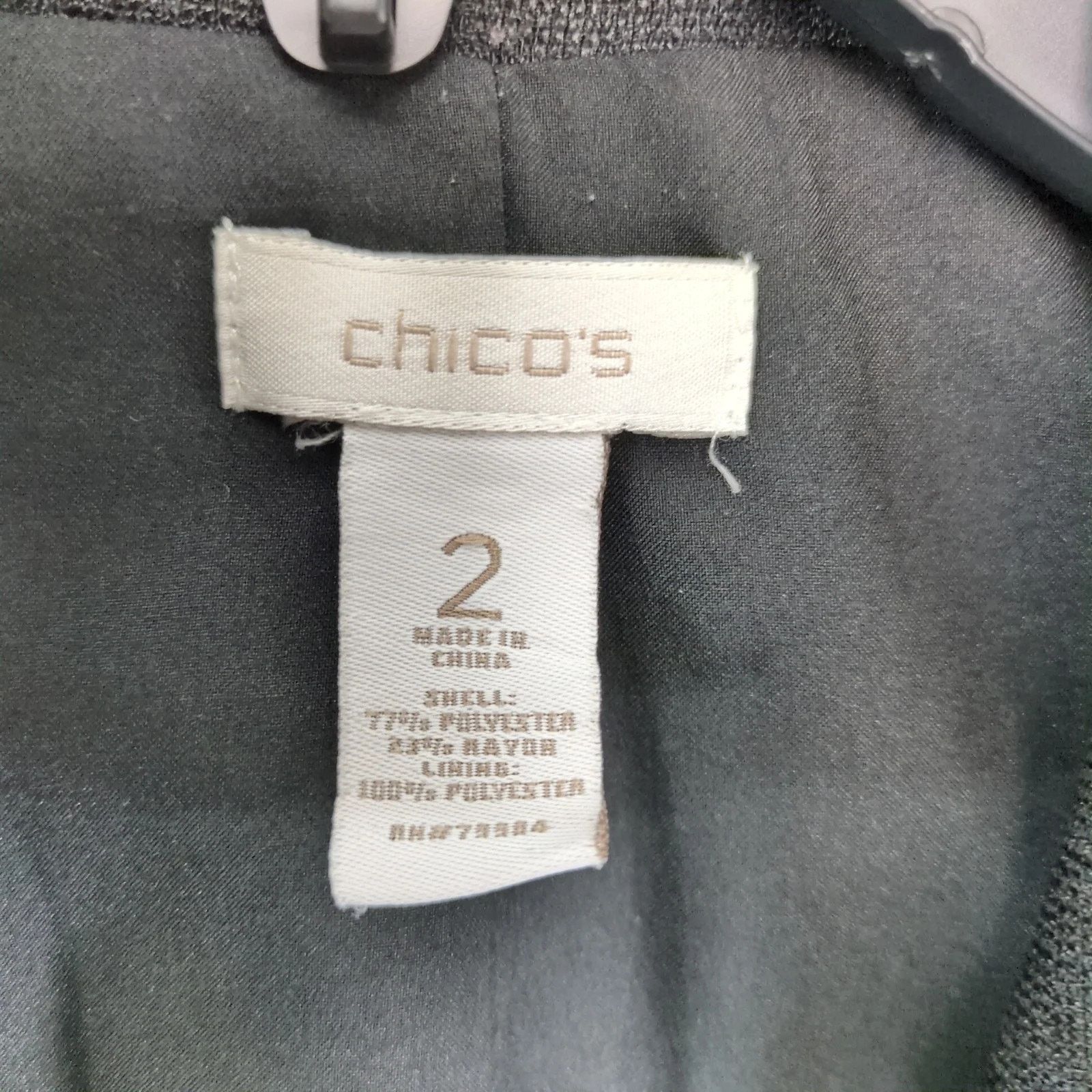 Chicos Chico's Black Blazer Size 2 Women's L/12 Career Classic Size XL / US 12-14 / IT 48-50 - 8 Thumbnail