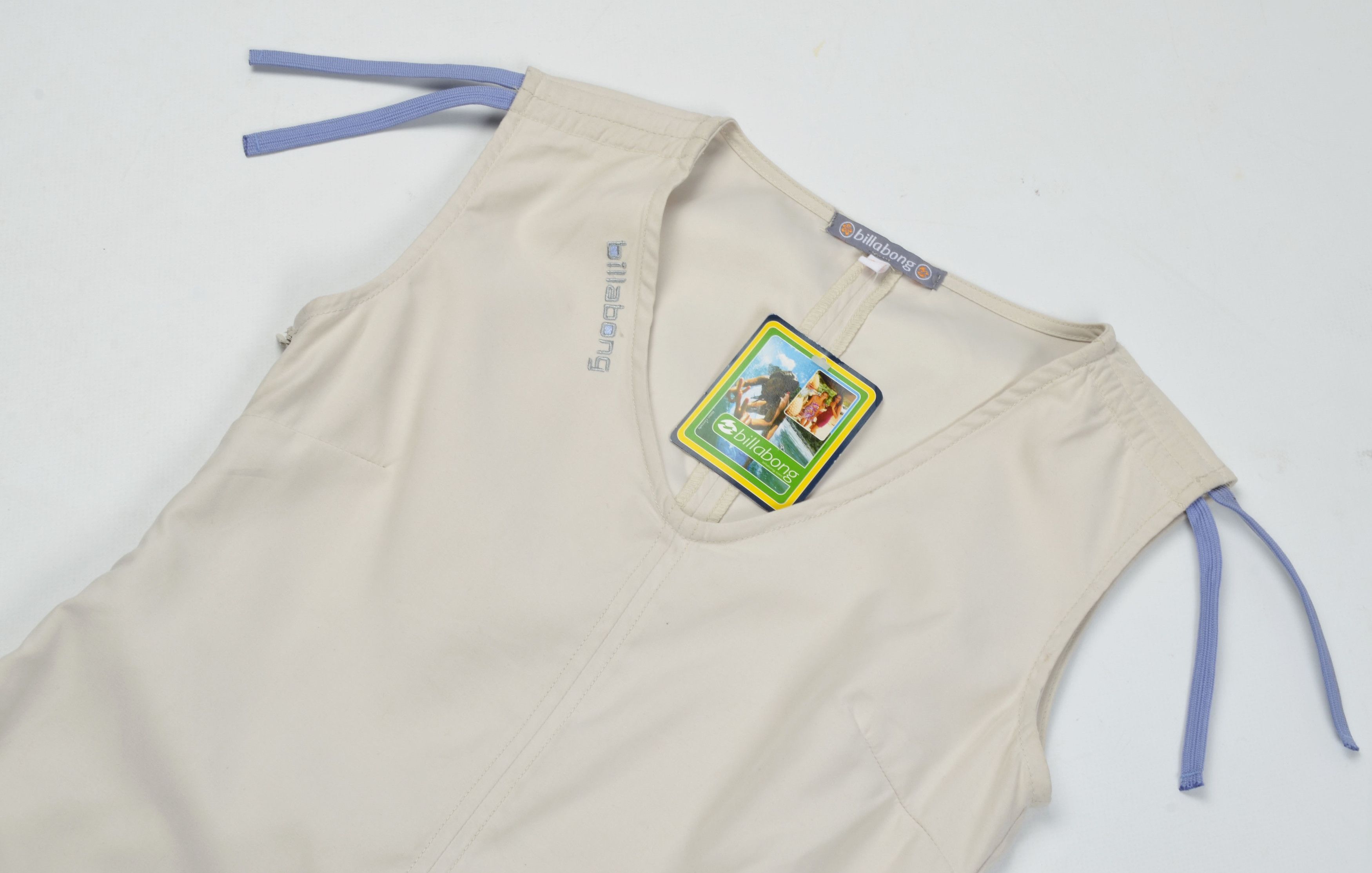 Billabong × Vintage Vintage Billabong Y2K Beige Mini Dress Size XS / US 0-2 / IT 36-38 - 5 Thumbnail