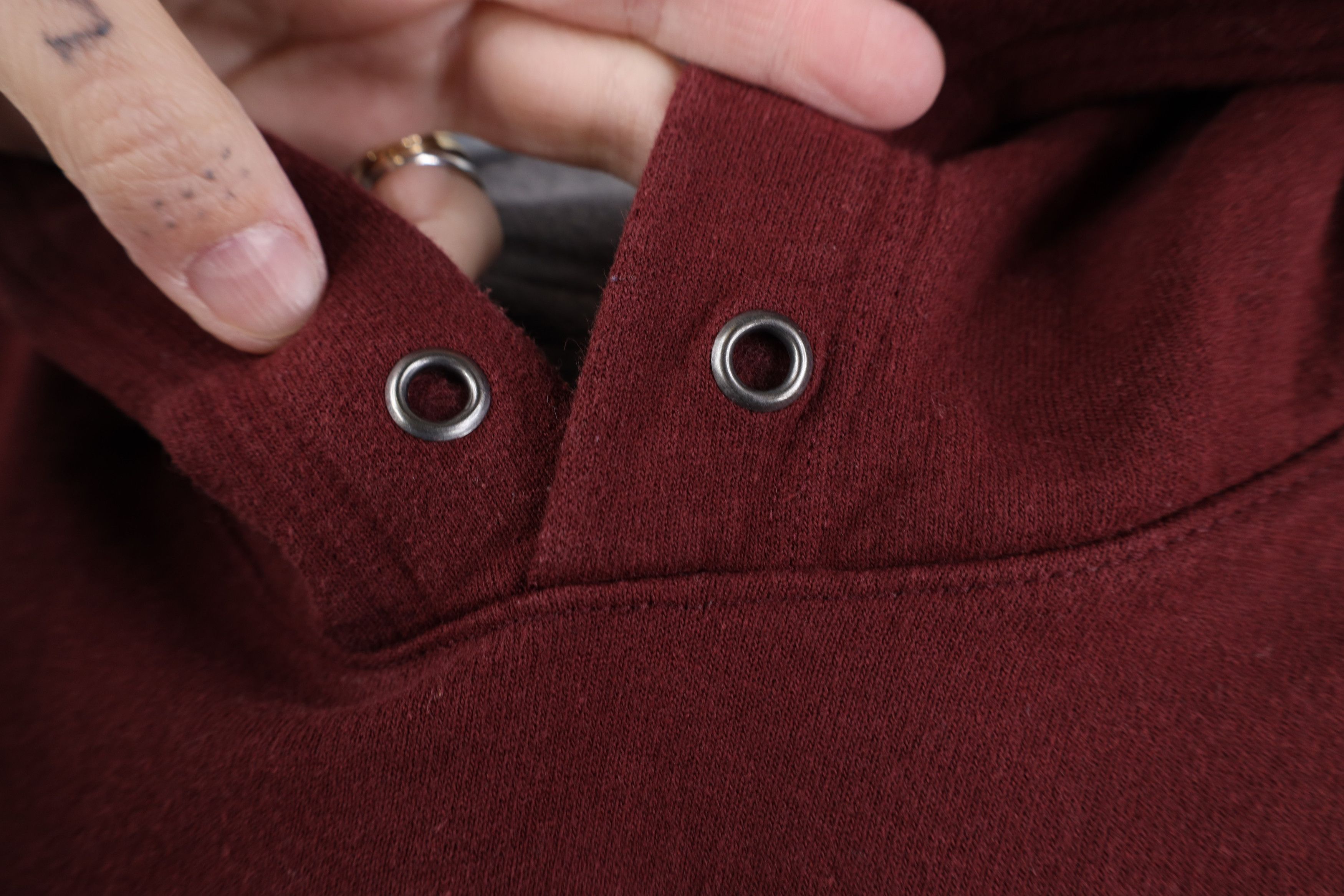 Champion Vintage Y2K Champion Monochrome Heavy Hoodie Sweatshirt Red Size US L / EU 52-54 / 3 - 9 Thumbnail