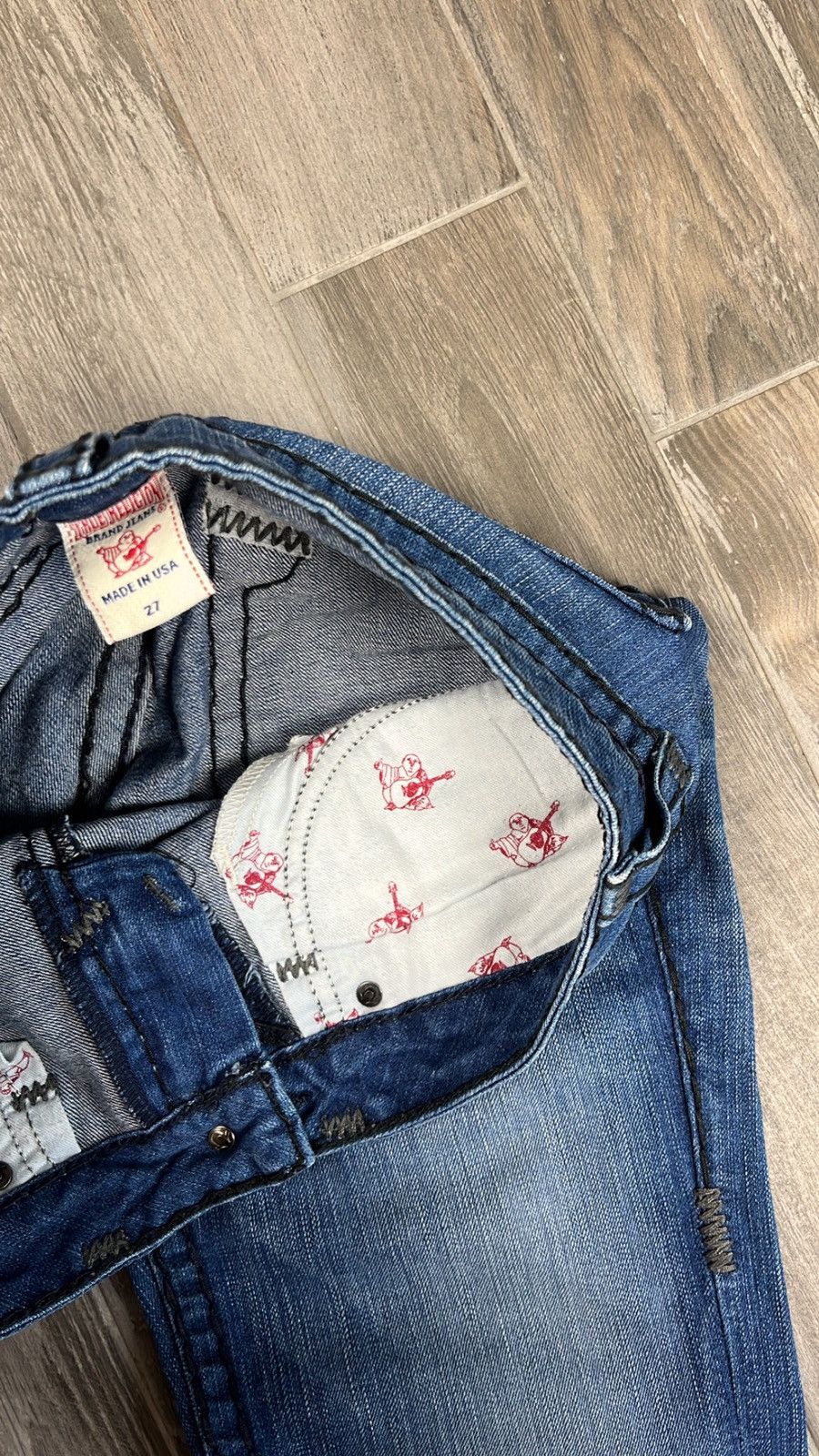 True Religion × Vintage Hype True Religion Y2K Pants Size US 27 - 8 Thumbnail
