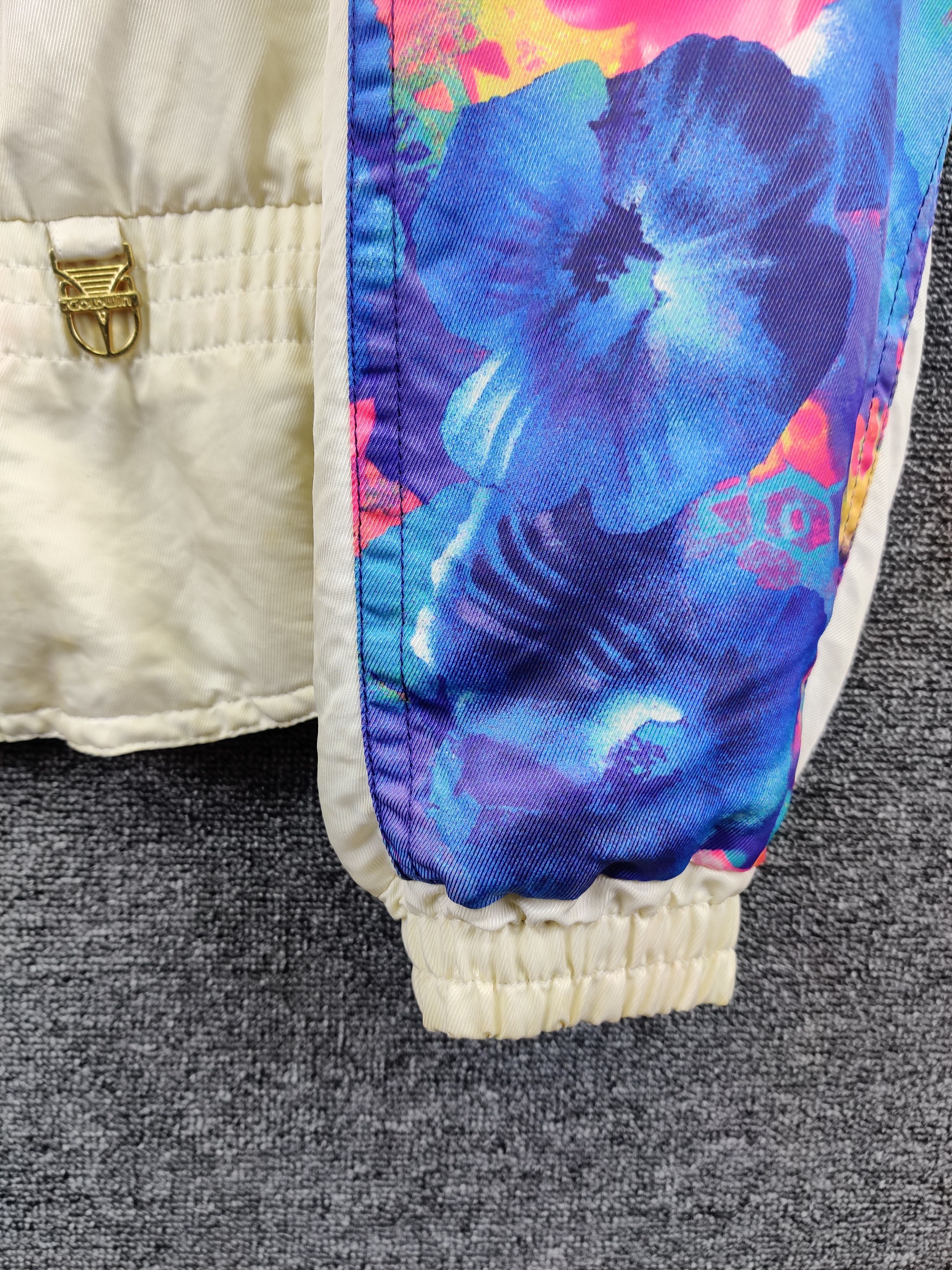 Goldwin Vintage Goldwin Floral Ski Bomber Jacket Nice Design Size US L / EU 52-54 / 3 - 3 Thumbnail