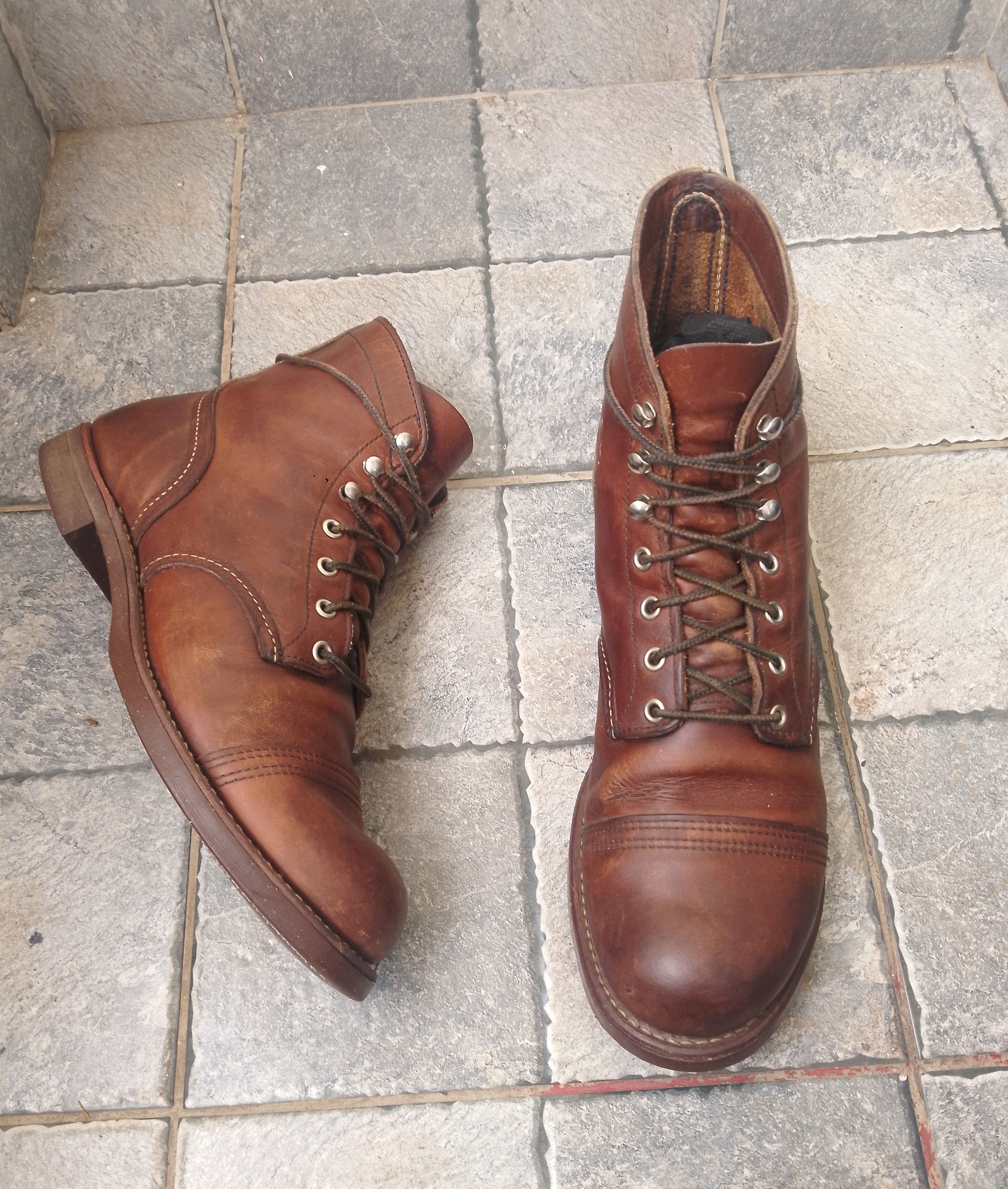 Red Wing Redwing 8111 iron ranger amber harness boots Size US 9.5 / EU 42-43 - 7 Thumbnail