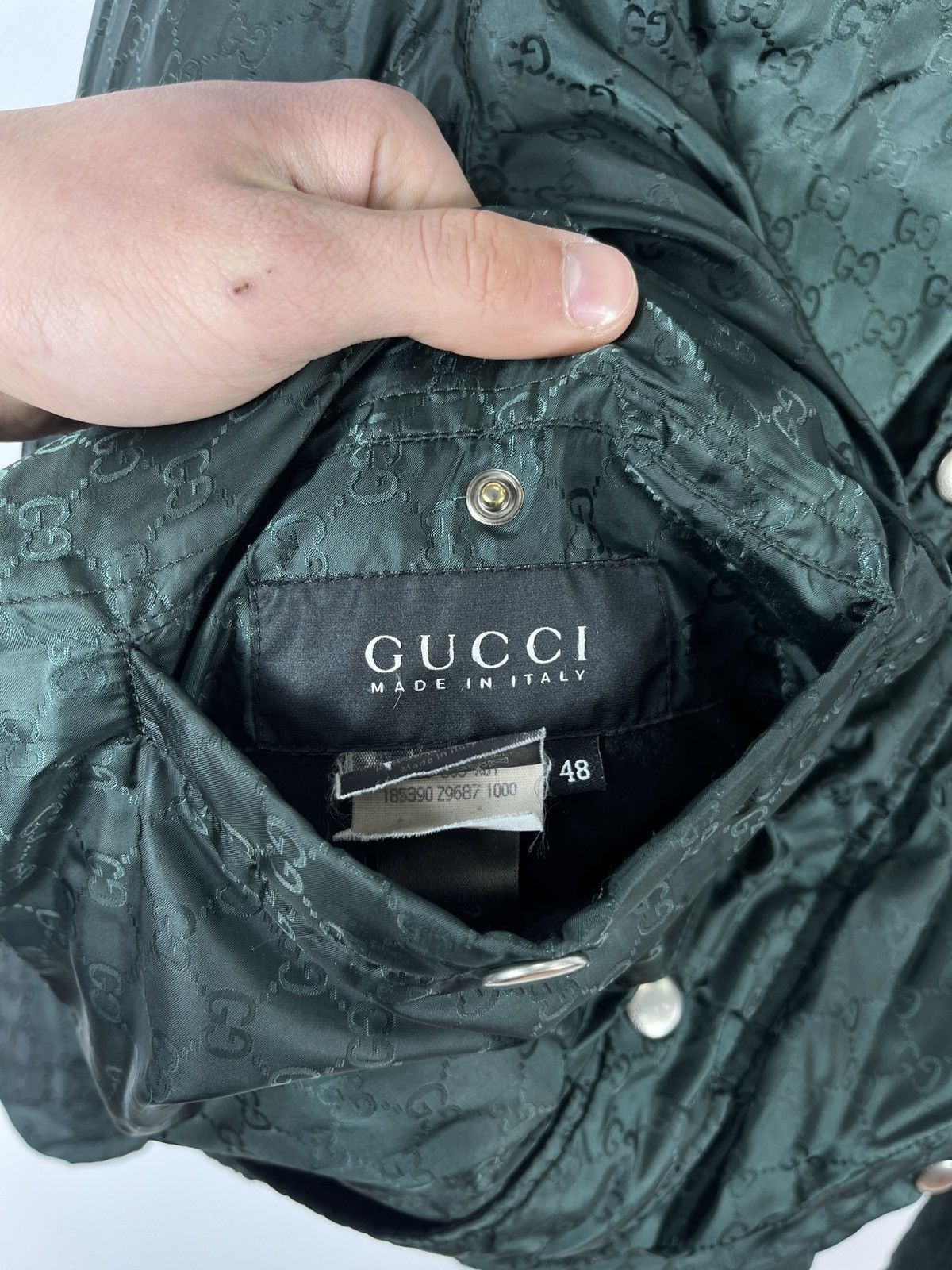 Gucci Vintage Rare Gucci Monogram Puffer Down Jacket Y2k size 48 Size US M / EU 48-50 / 2 - 17 Thumbnail