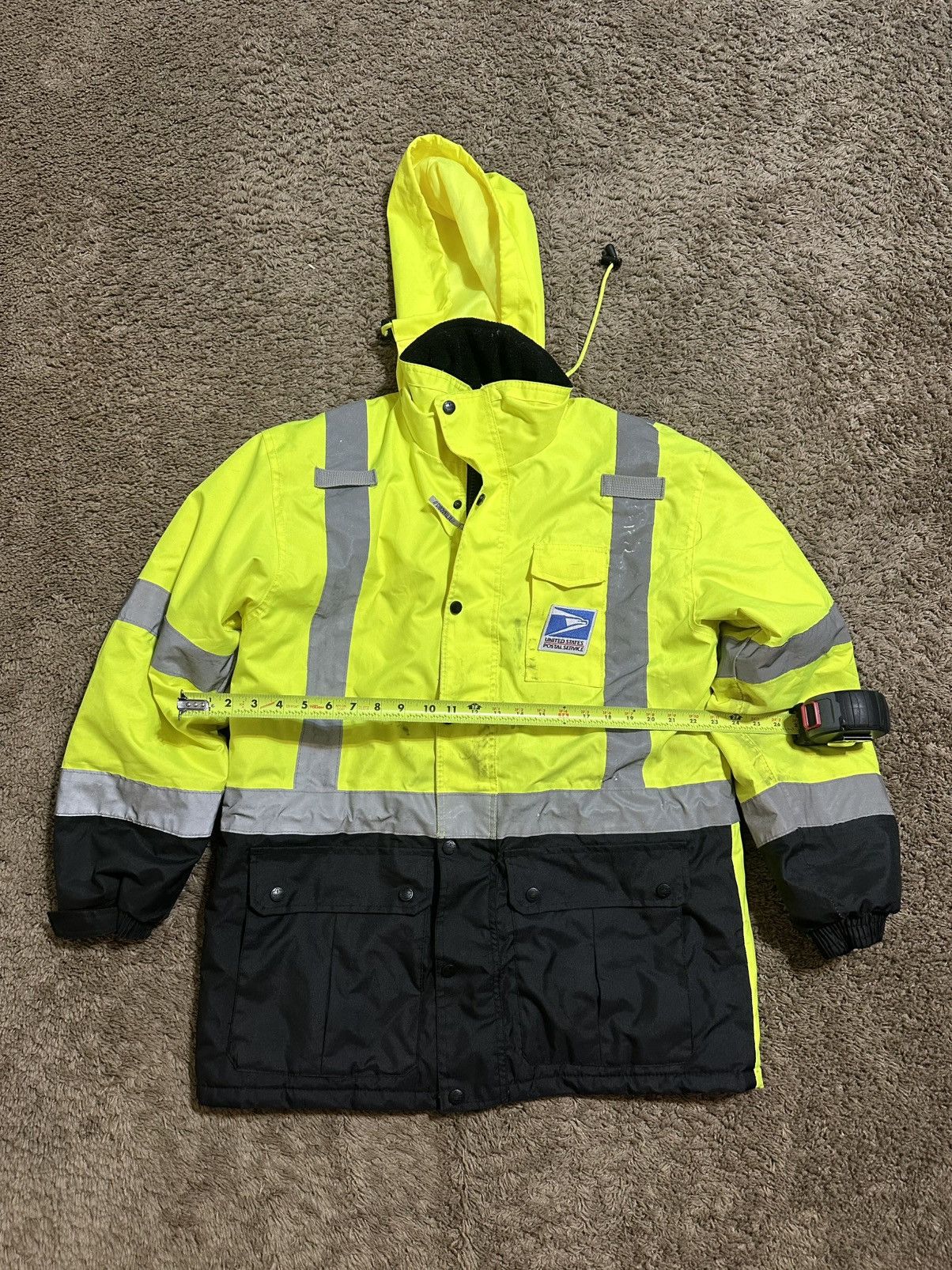 Anti Social Social Club Vintage USPS safety Parka “reflective” jacket 00s medium Size US M / EU 48-50 / 2 - 6 Thumbnail