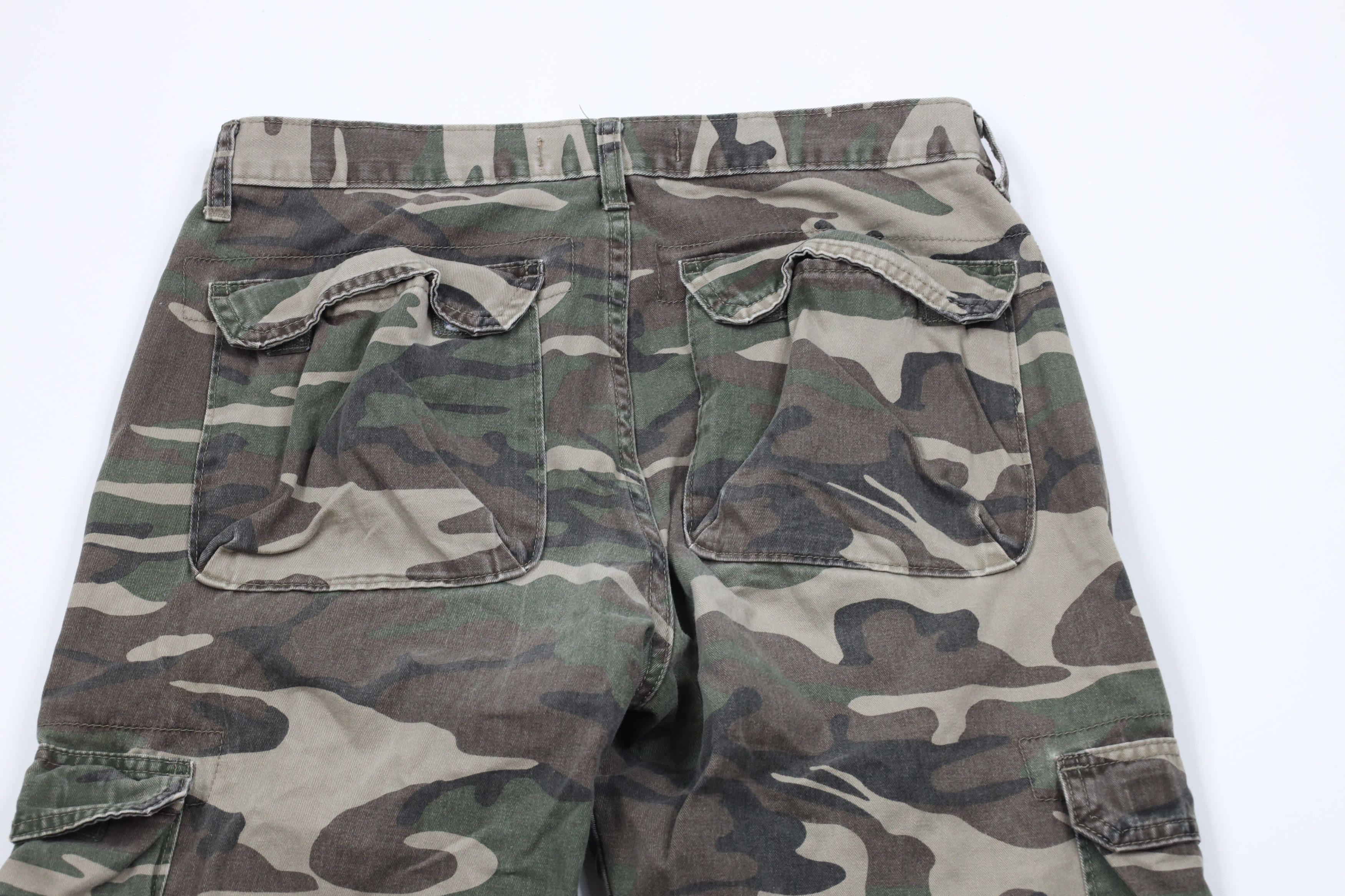 Vintage × Wrangler Vintage Y2K Wrangler Relaxed Wide Leg Camouflage Cargo Pants Size US 32 / EU 48 - 12 Thumbnail