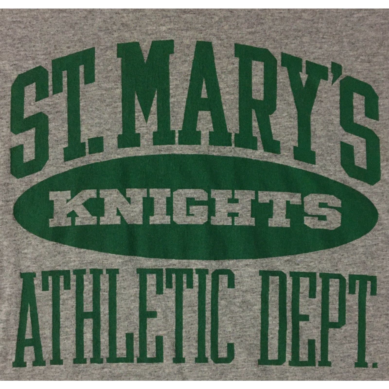 Vintage VINTAGE St. Mary’s Knights Athletics Shirt M Gray 90s Grunge School Sports Track & Field PE Mens Size US M / EU 48-50 / 2 - 2 Thumbnail