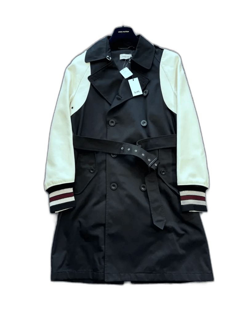 Coach Coach Black and White Trench Coat Size XL / US 12-14 / IT 48-50 - 1 Thumbnail