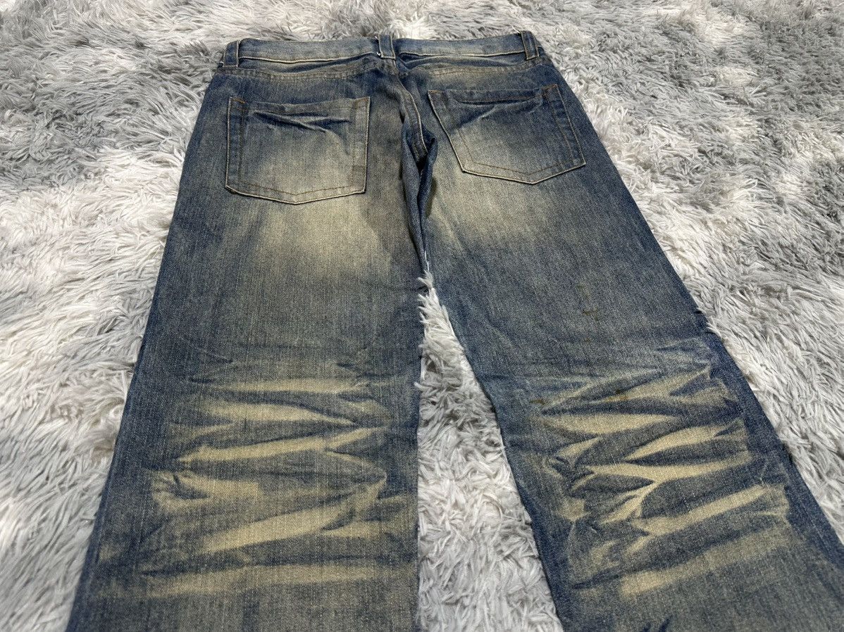If Six Was Nine 🔥Sick Y2K K.U.I Mud Wash Flared Denim Goth Punk Size US 32 / EU 48 - 10 Thumbnail