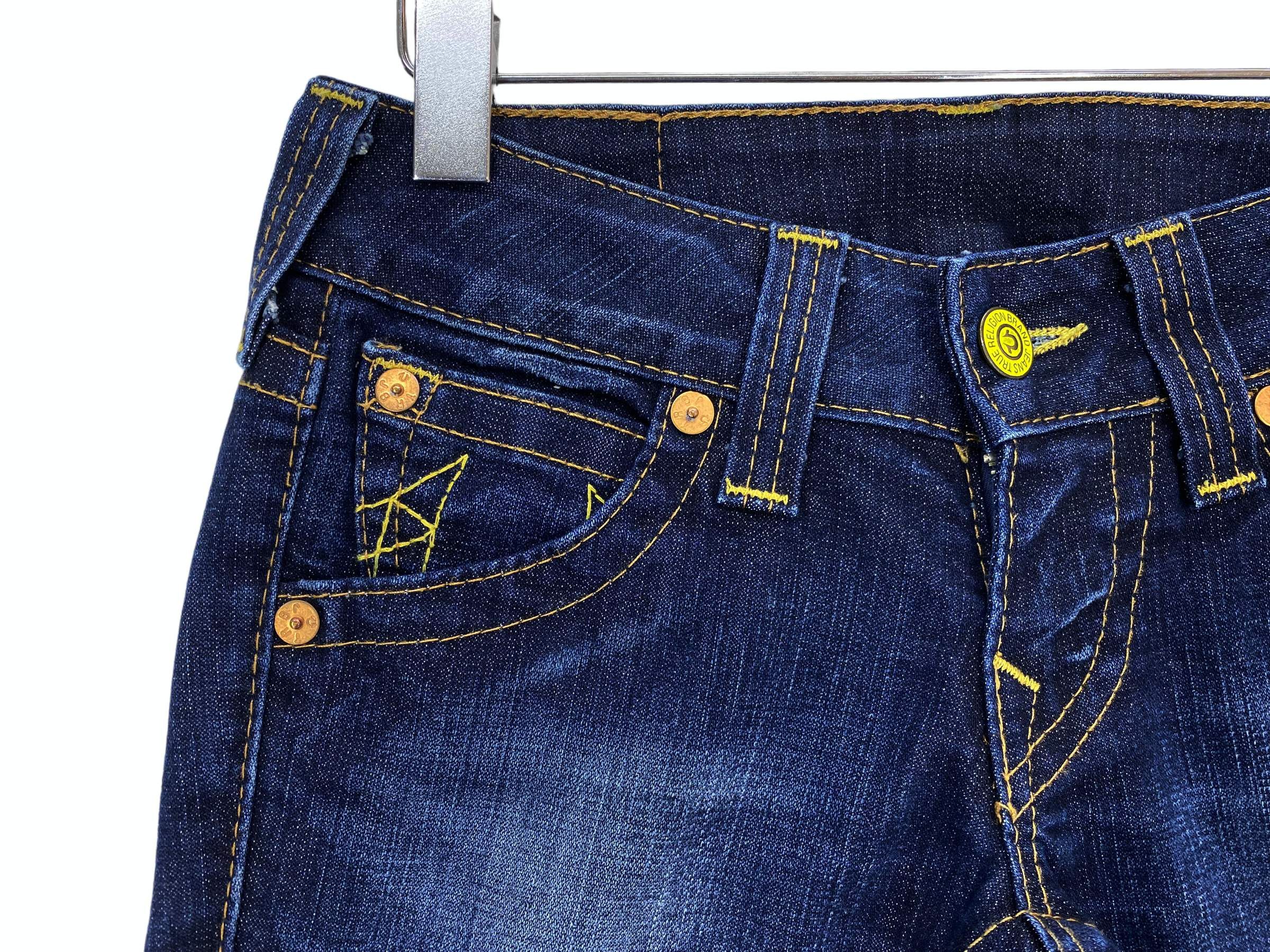 True Religion True Religion Bootcut Denim Jeans Twisted Seam Jeans Size 25" / US 0 / IT 36 - 12 Thumbnail