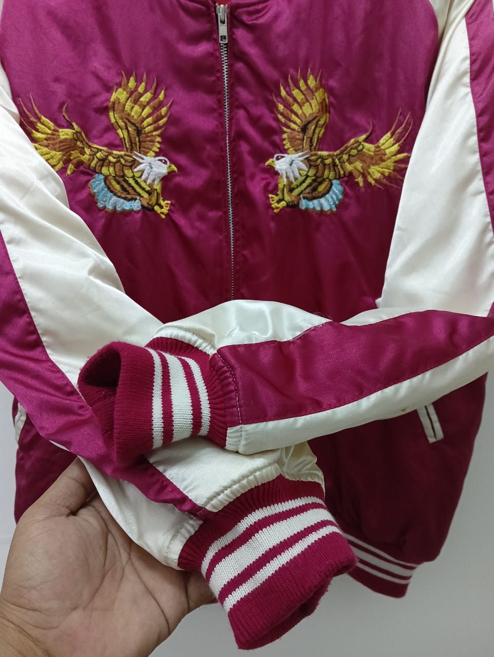 Japanese Brand × Toyo Enterprises × Vintage 🔥Vintage Sukajan Eagle Yokosuka Japan Jacket Size US XL / EU 56 / 4 - 5 Thumbnail
