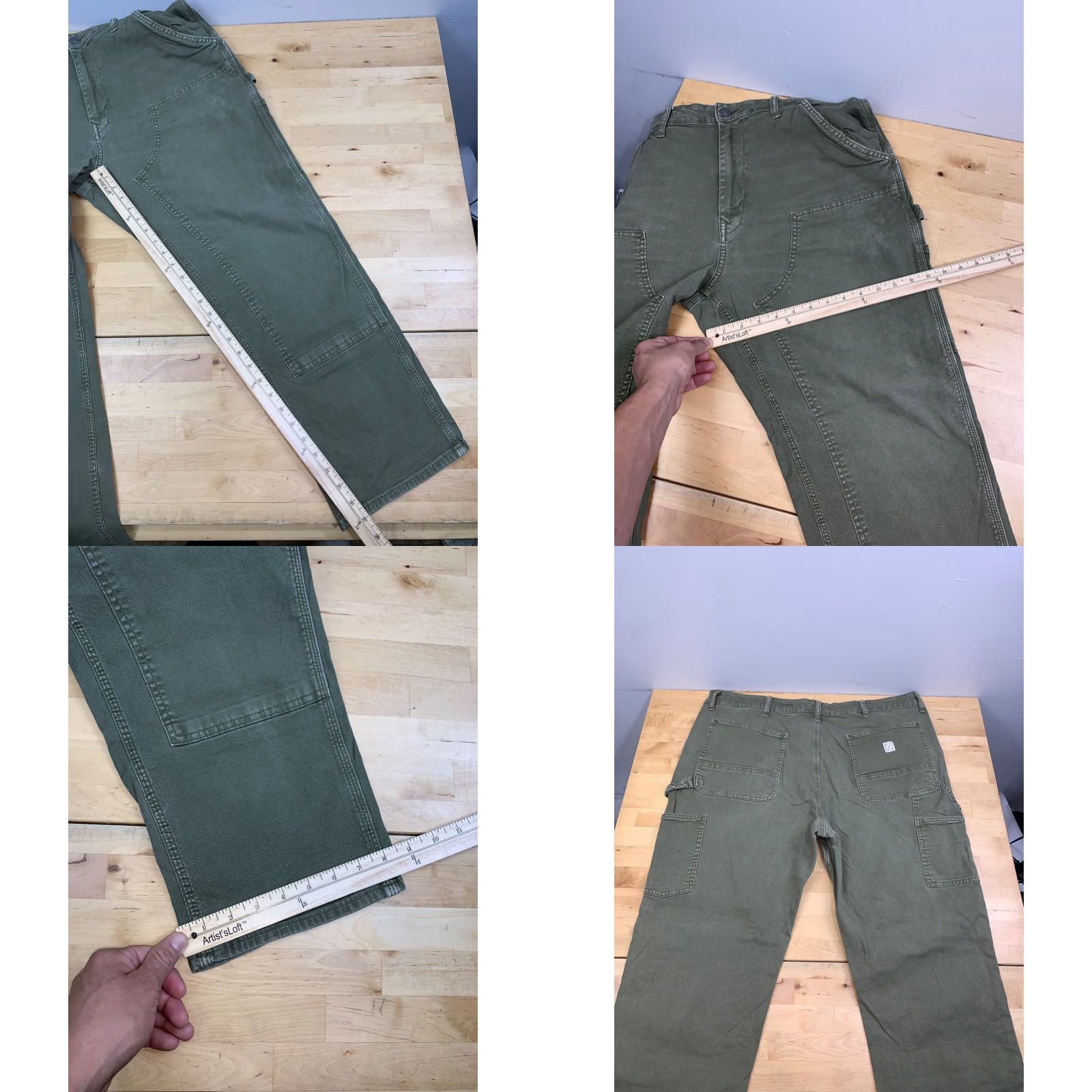 American Eagle Outfitters American Eagle Outfitters Jeans Men 38x30 Green Utility Carpenter 12937 Size US 38 / EU 54 - 8 Thumbnail