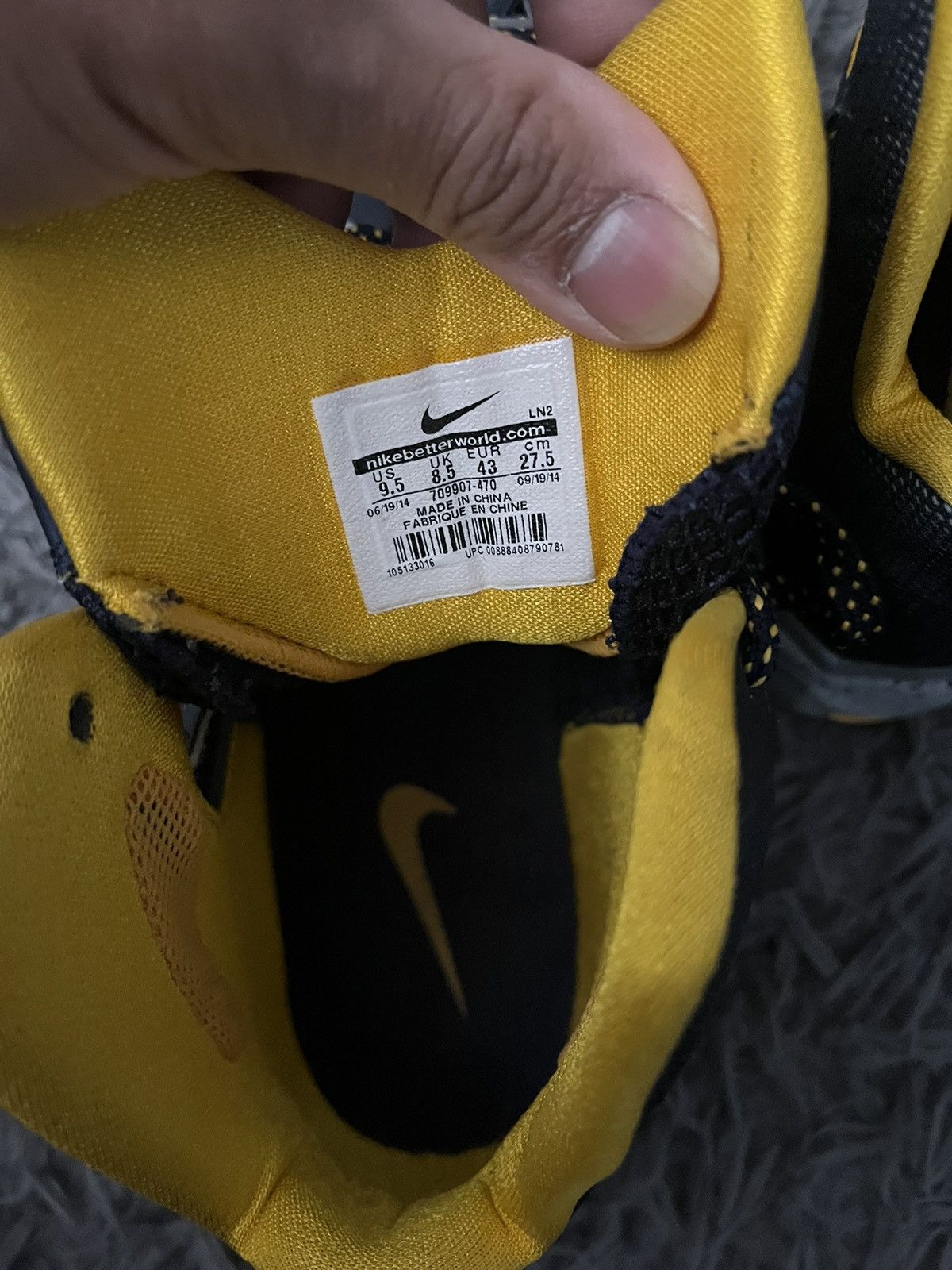 Nike Rare Nike Hyperdunk Paul George 2014 “Pacers” Size 9.5 Size US 9.5 / EU 42-43 - 6 Thumbnail