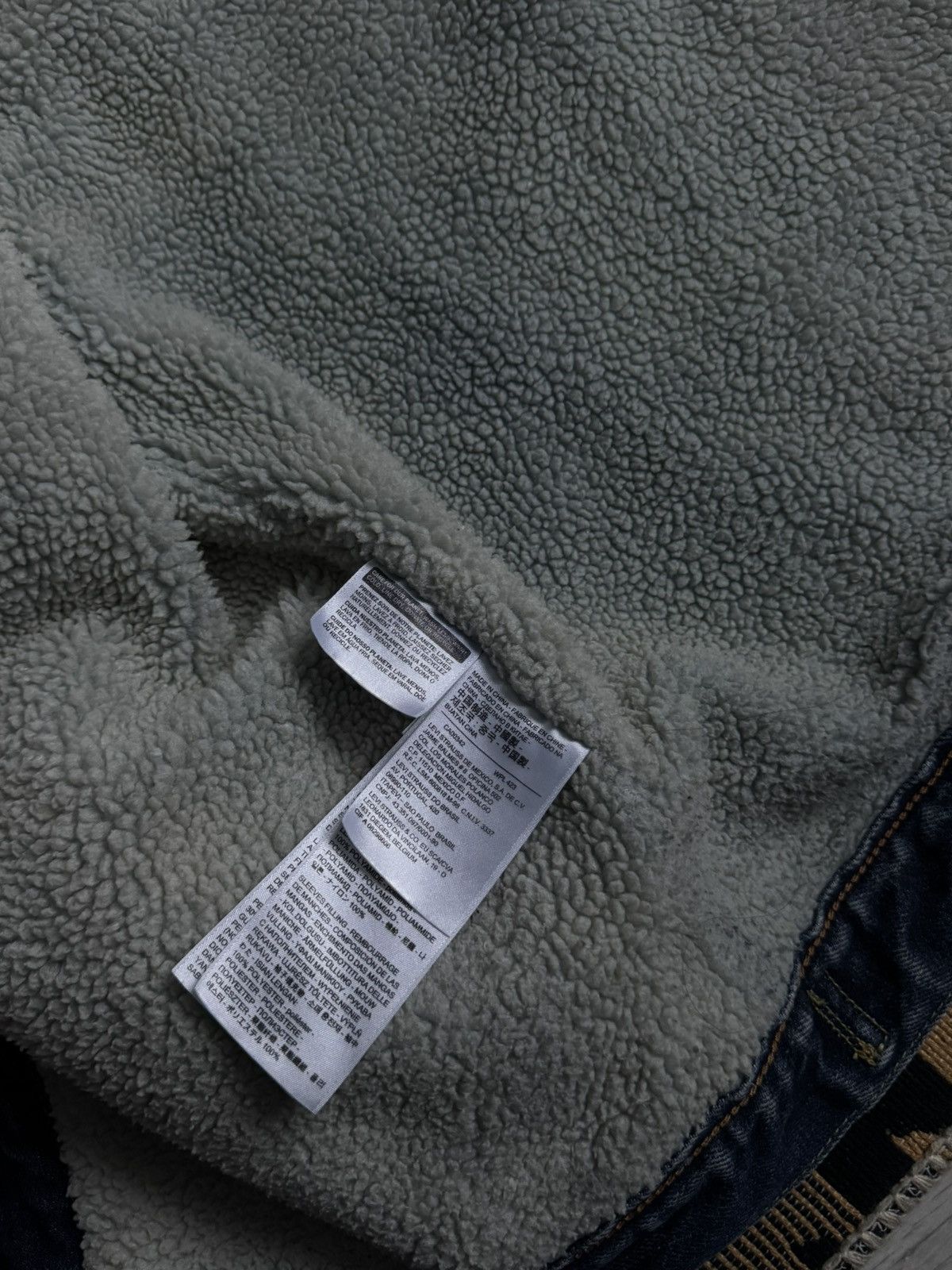 Levi's Vintage Levi’s Denim Sherpa Size US S / EU 44-46 / 1 - 13 Thumbnail