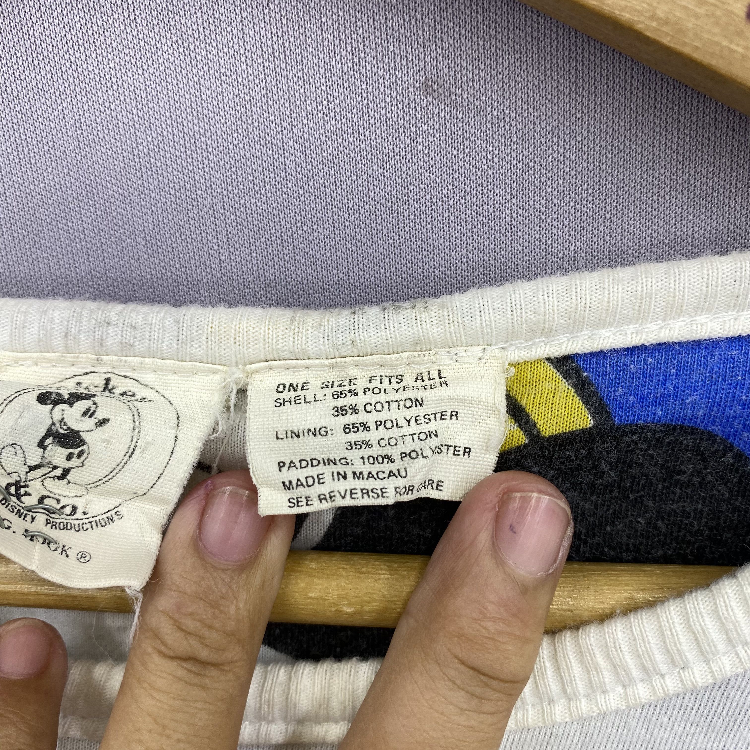 Disney Vintage 90s Mickey Mouse Reversible Sweater Sweatshirt Size US L / EU 52-54 / 3 - 10 Thumbnail