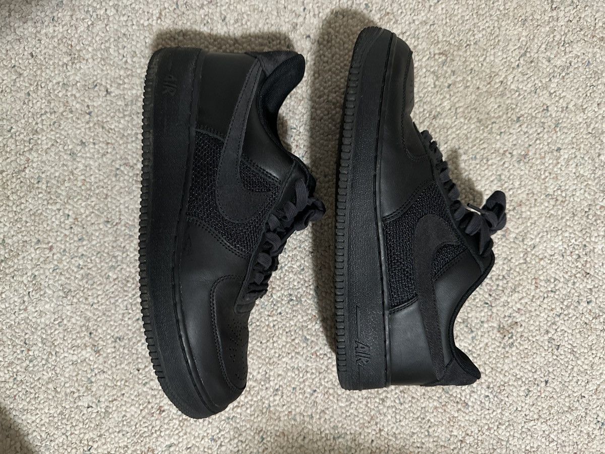 Nike Nike Slam Jam Air Force One - Black Size US 9 / EU 42 - 2 Thumbnail