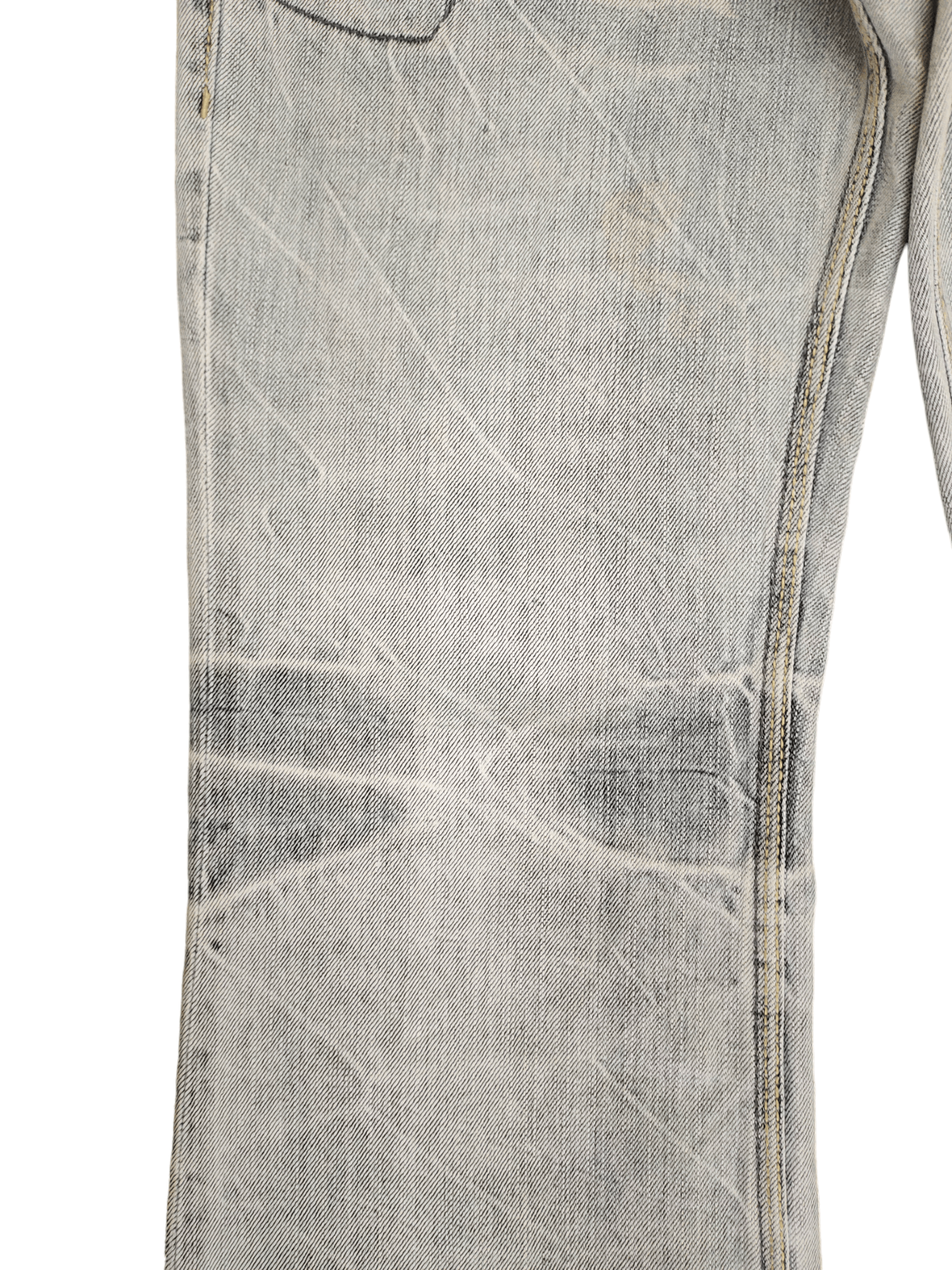 If Six Was Nine Flare Jeans Nicole Club Distress Faded Boot Cut Y2k Mudmax Size US 33 - 7 Thumbnail