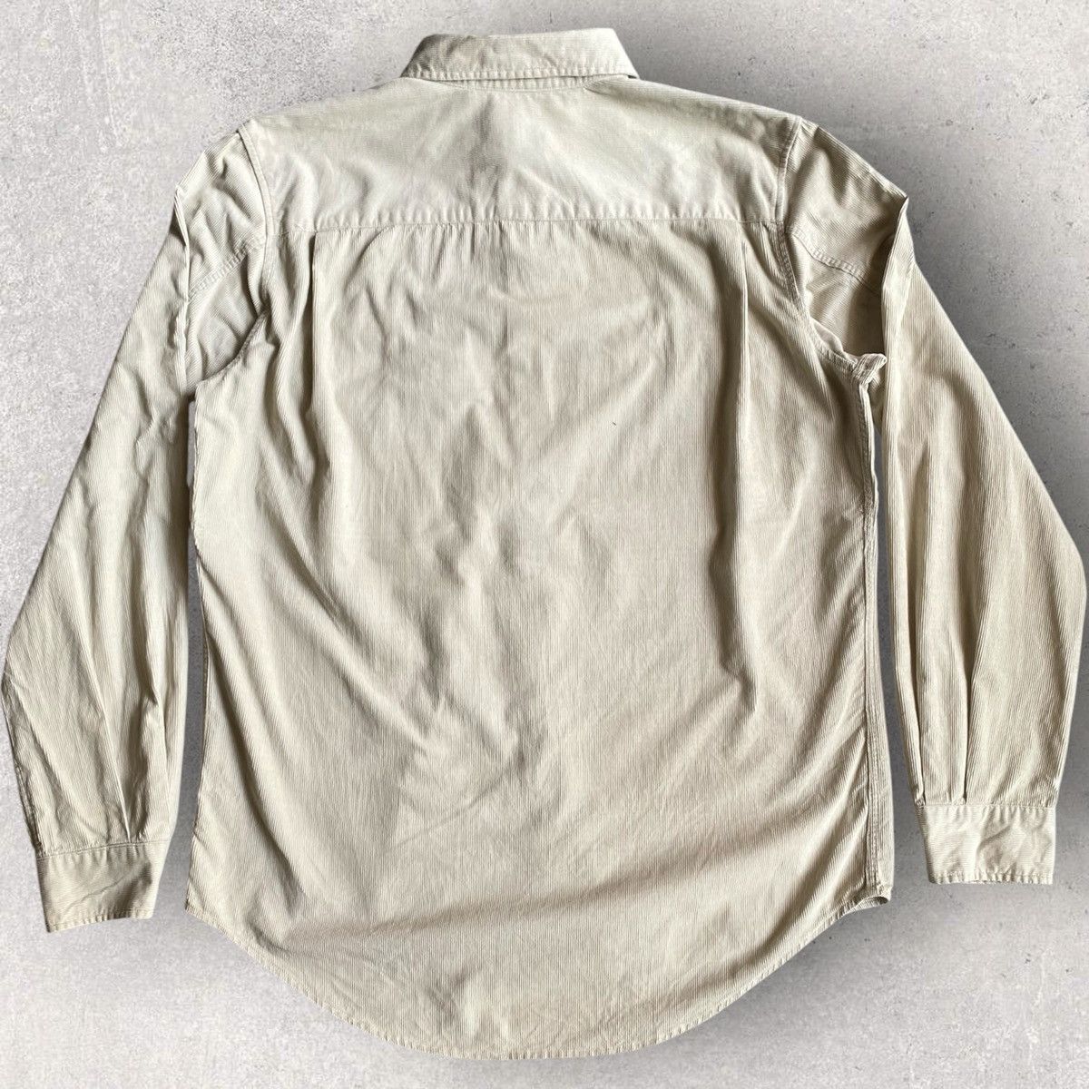 Helmut Lang Archive 1998 Double Velcro Pocket Corduroy Shirt Size US M / EU 48-50 / 2 - 3 Thumbnail