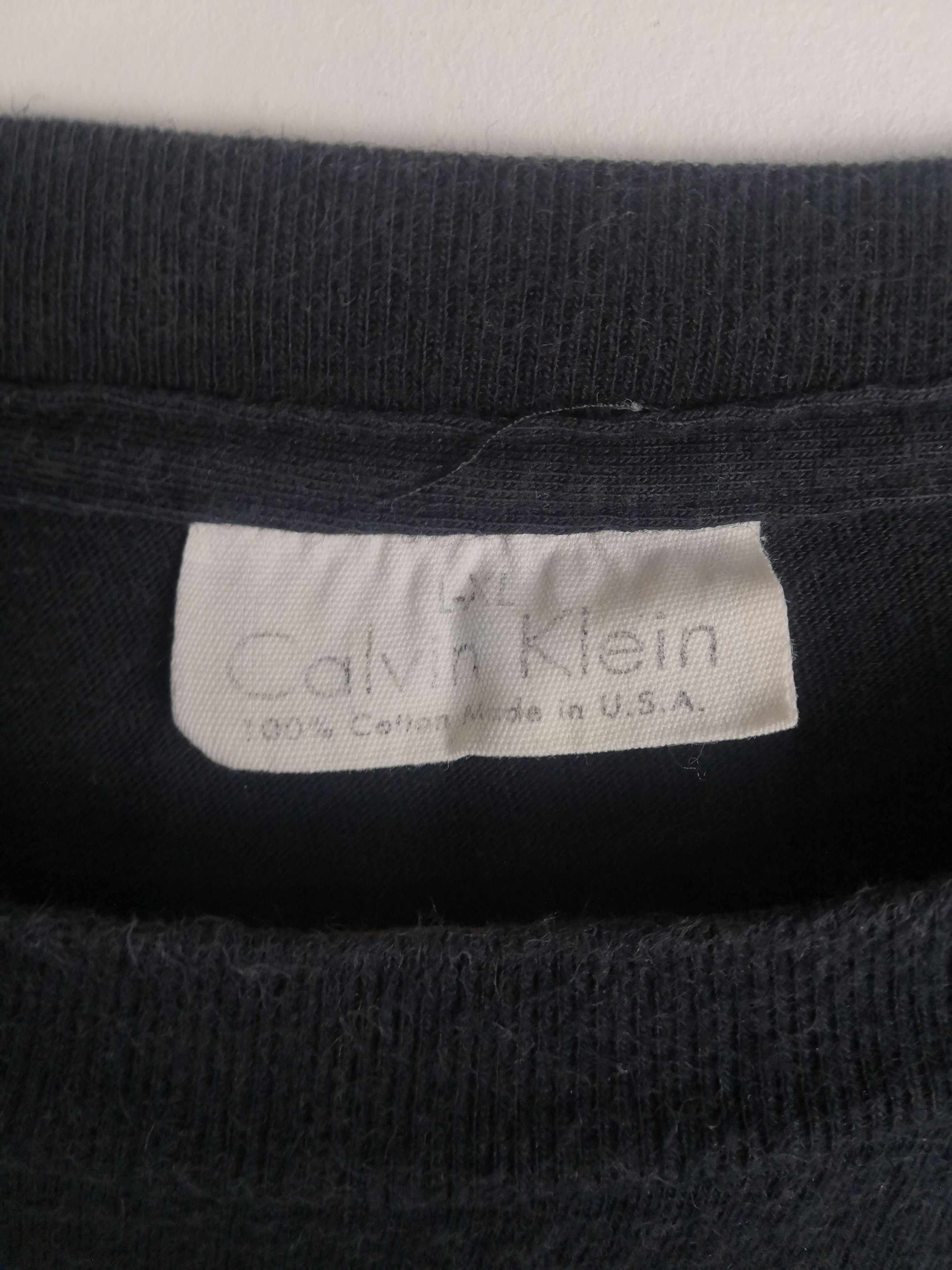 Calvin Klein Vintage 90s Calvin Klein Shirt Embroidery CK Spellout Size US XL / EU 56 / 4 - 4 Thumbnail