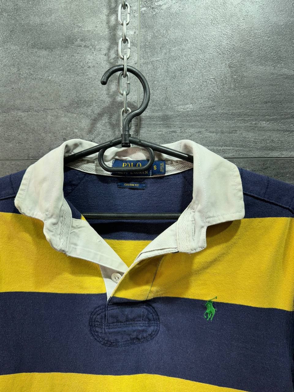 Vintage Polo Ralph Lauren Rugby Stripped Shirt Vintage Size US S / EU 44-46 / 1 - 5 Thumbnail
