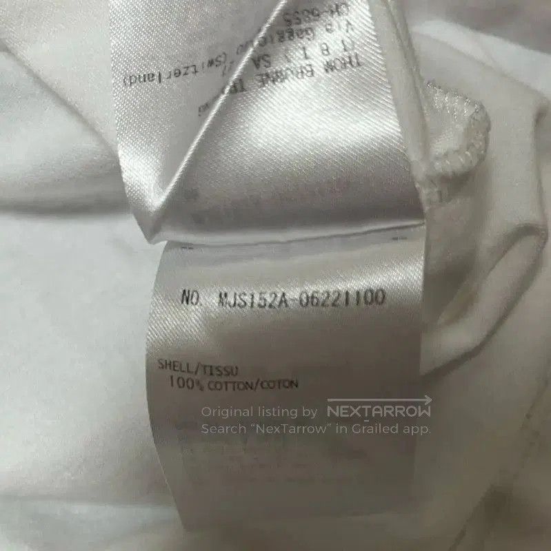 Thom Browne Thom Browne White Cotton Men's T-Shirt . Size US M / EU 48-50 / 2 - 7 Thumbnail