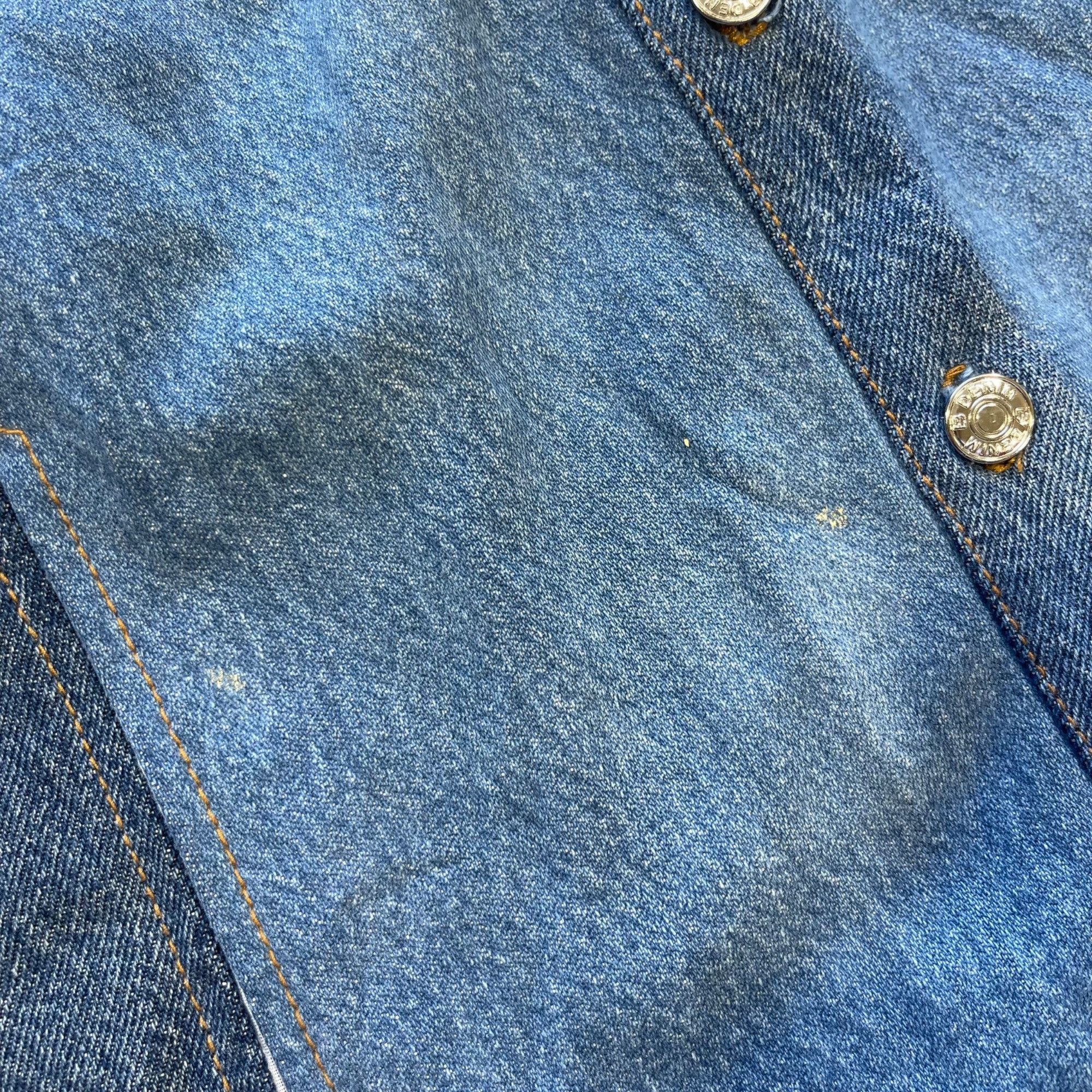 EB Denim $250 NWT EB DENIM UPCYCLED RECLAIMED DENIM MINI DRESS SZ M Size M / US 6-8 / IT 42-44 - 6 Thumbnail