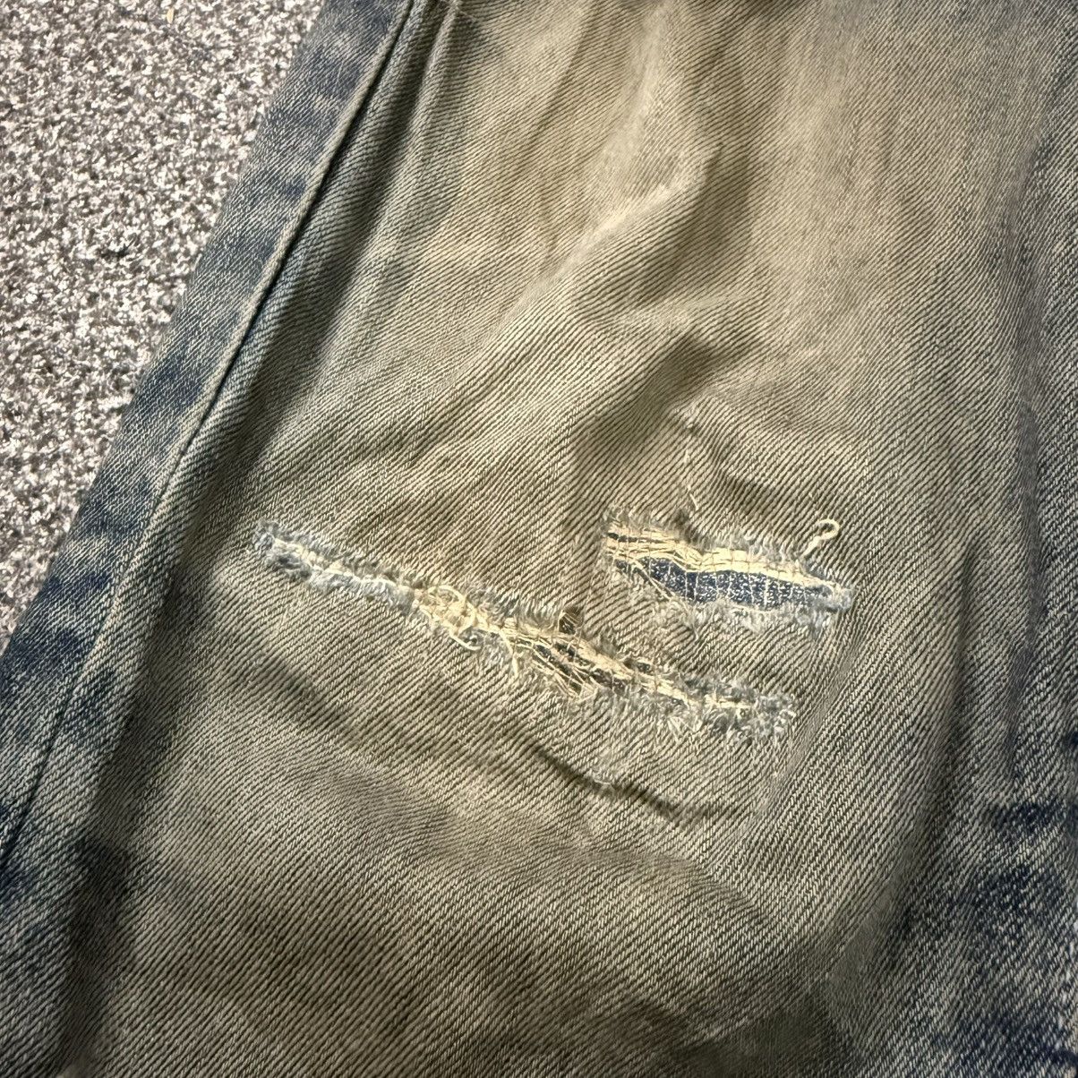 If Six Was Nine Vintage Archival 90s Seed Distressed Trashed Dirty Pants Size US 30 / EU 46 - 7 Thumbnail