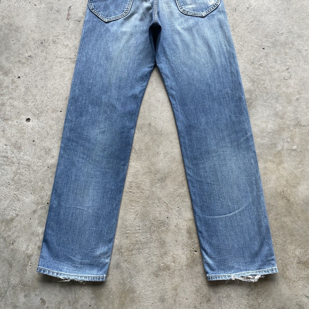 Japanese Brand Vintage Japan Lee Faded Fly Button Jeans Pants Denim W27 Size US 27 - 11 Thumbnail