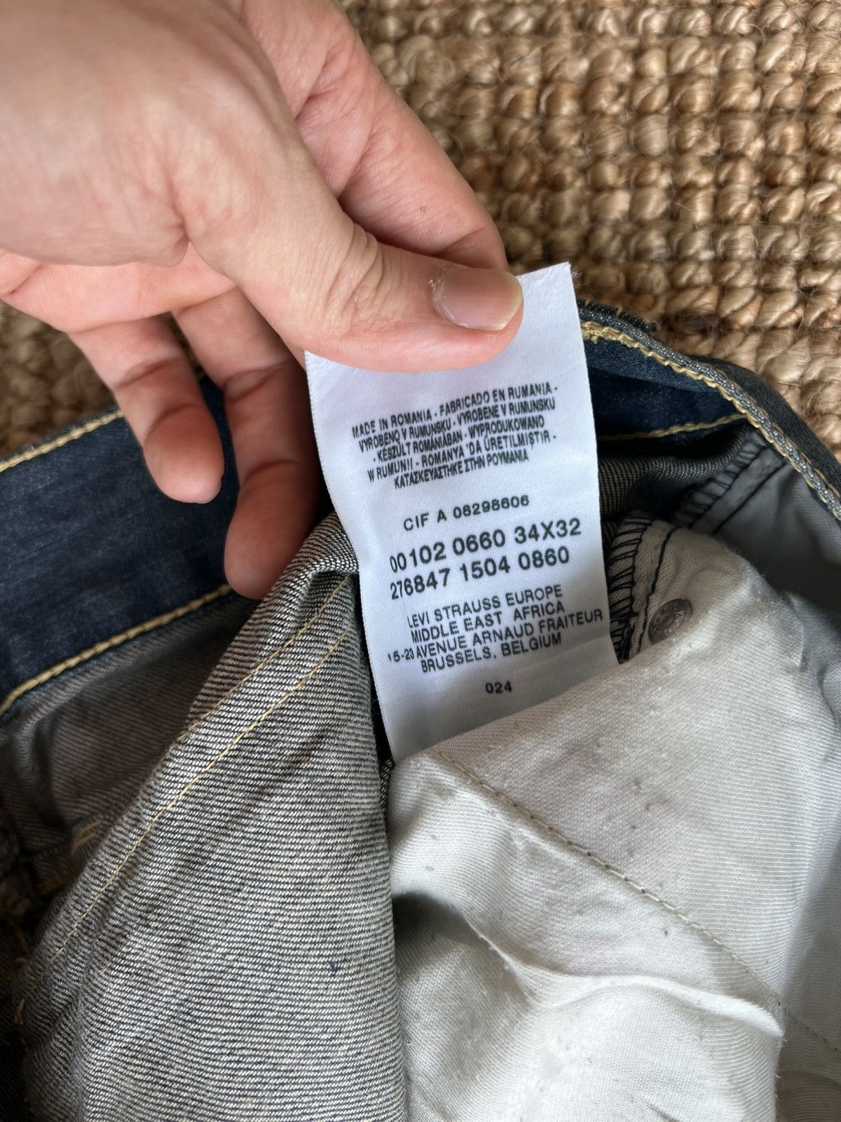 Levi's Levis Engineered Twisted Jeans Tag W34 Actual 35x28.5 Size US 34 / EU 50 - 8 Thumbnail