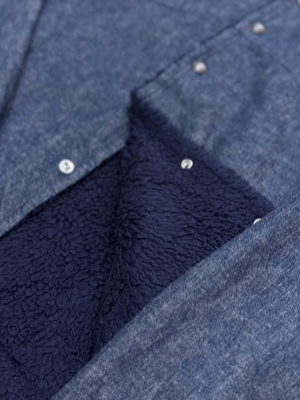 Tenderloin Tenderloin Boa Sherpa Western Denim Jacket Made in JAPAN Size US XS / EU 42 / 0 - 12 Thumbnail
