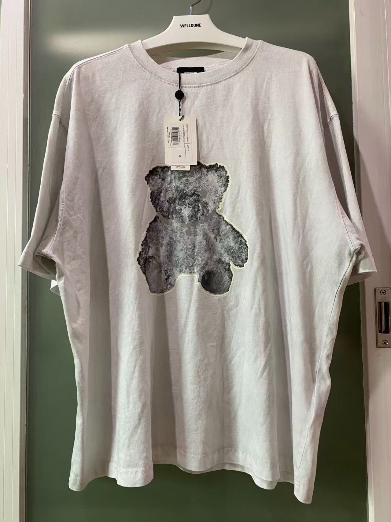 WE11DONE reflective teddy bear short sleeve t-shirt Size US M / EU 48-50 / 2 - 1 Thumbnail