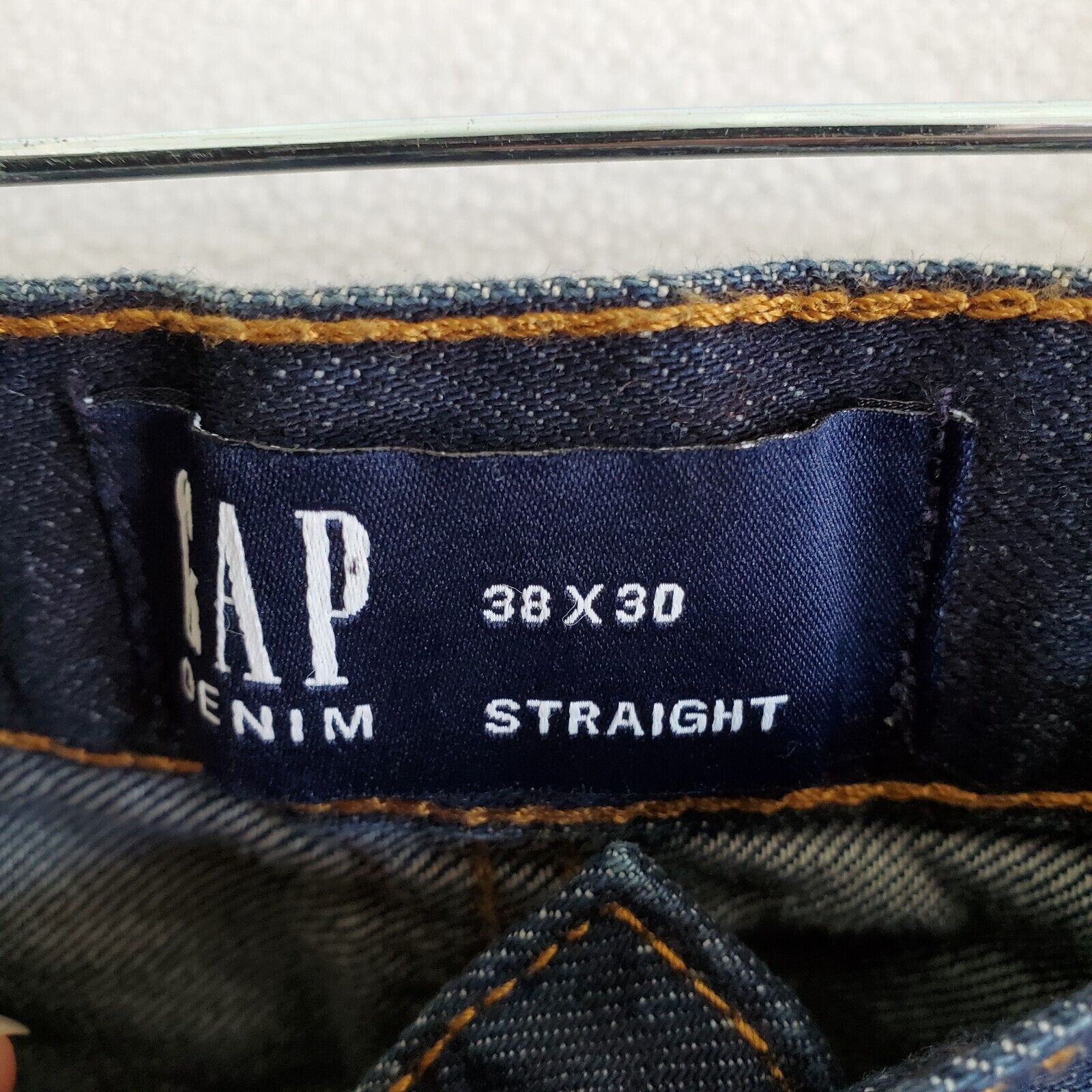 Gap Gap Jeans Denim Blue Mens 38x30 Straight Leg Mid Rise Pants Size US 38 / EU 54 - 11 Thumbnail