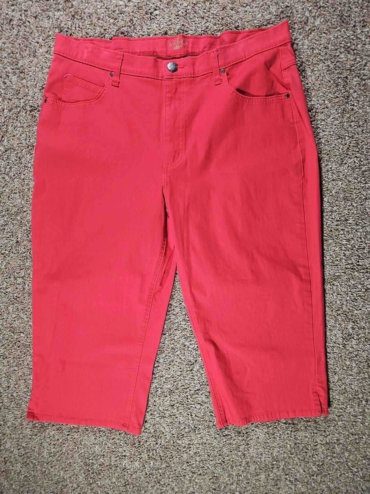Lee Riders By Lee Pink Capri Pants 36x19 Size 36" / US 14 / IT 50 - 1 Thumbnail