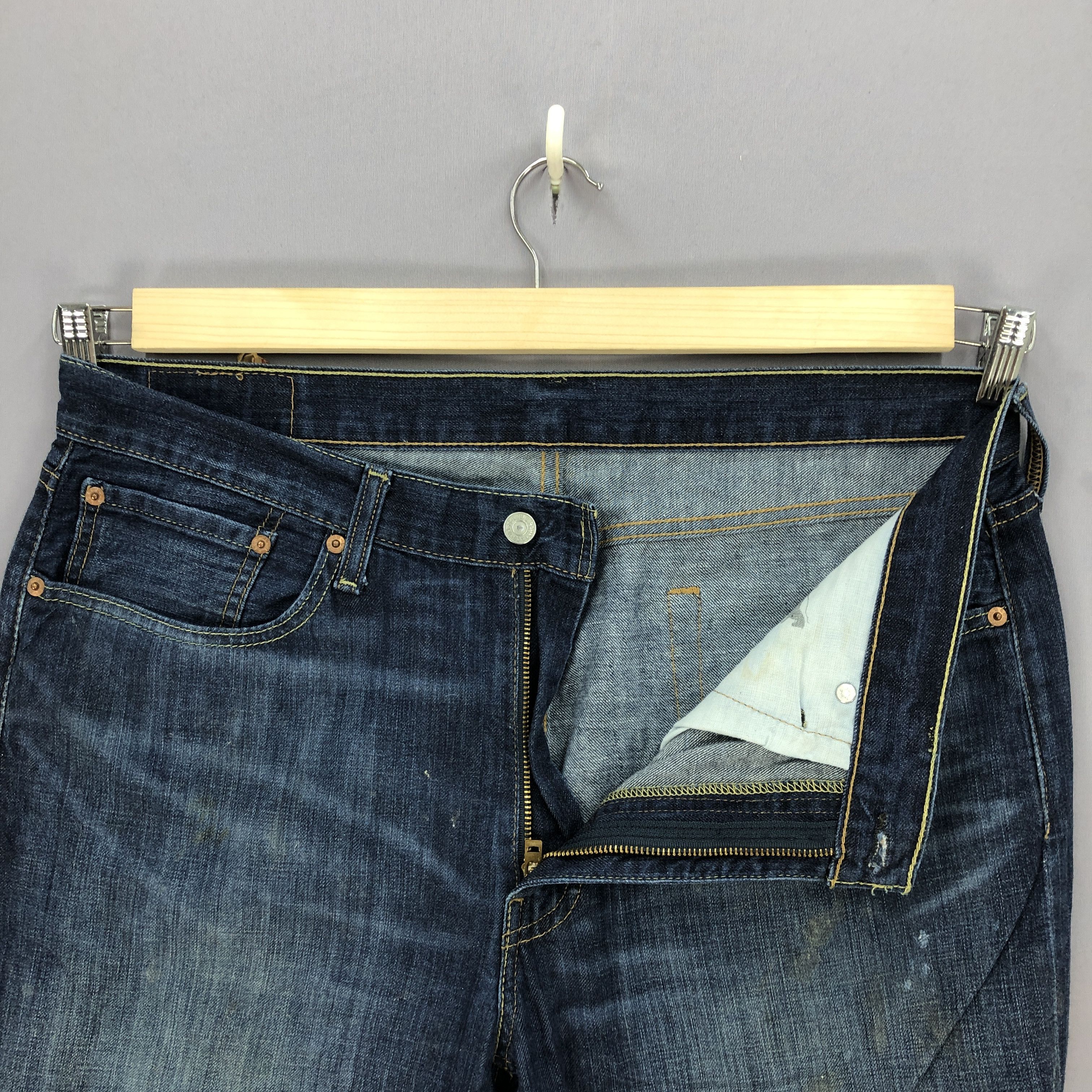 Levi's Vintage Levis 514 Distressed Jeans Ripped Levi's Denim Pants Size US 36 / EU 52 - 5 Thumbnail