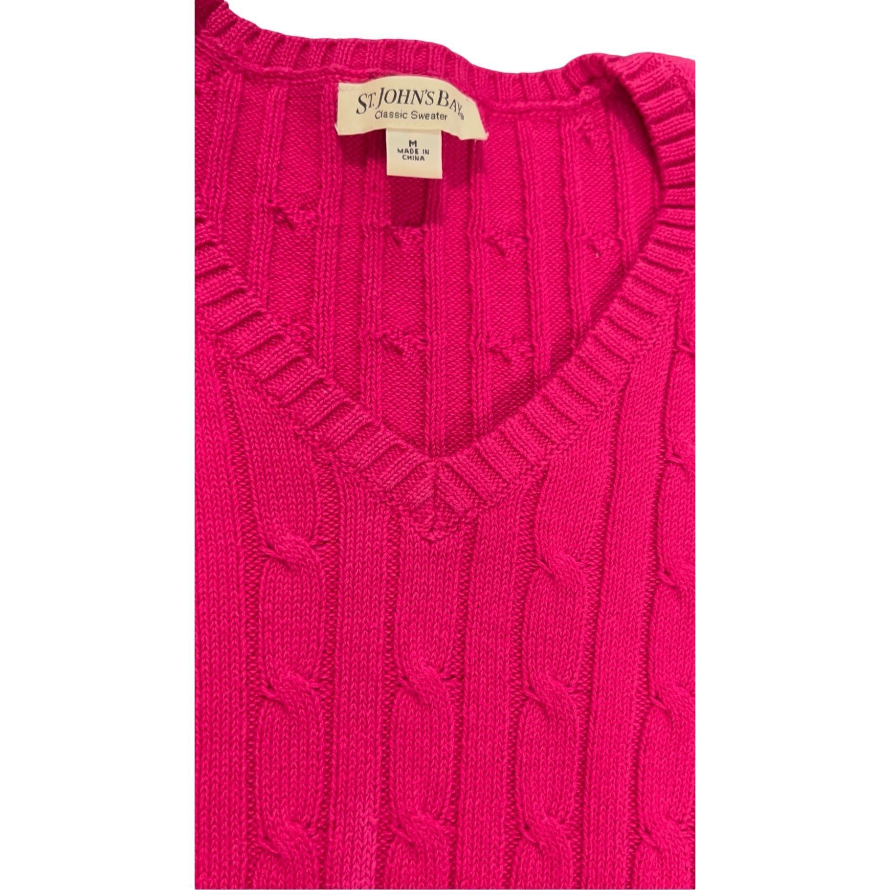 St. Johns Bay St Johnes Bay Pink Sweater size M Size M / US 6-8 / IT 42-44 - 2 Thumbnail