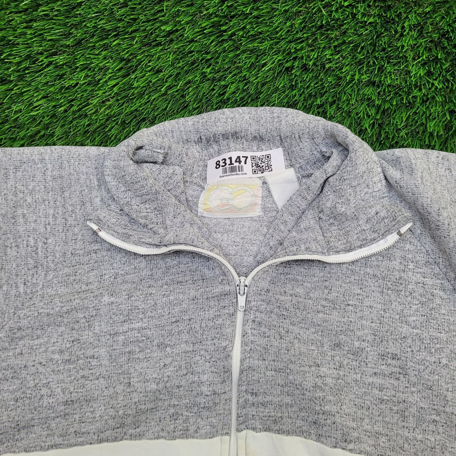 Vintage Vintage Gitano Fleece Track Jacket L/XL Cropped USA 80s 90s Size US XL / EU 56 / 4 - 2 Thumbnail