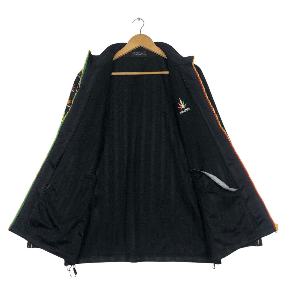Japanese Brand × Vintage Vintage Jamaica Sweater Stripe Black Bob Marley L #A1 Size US L / EU 52-54 / 3 - 11 Thumbnail