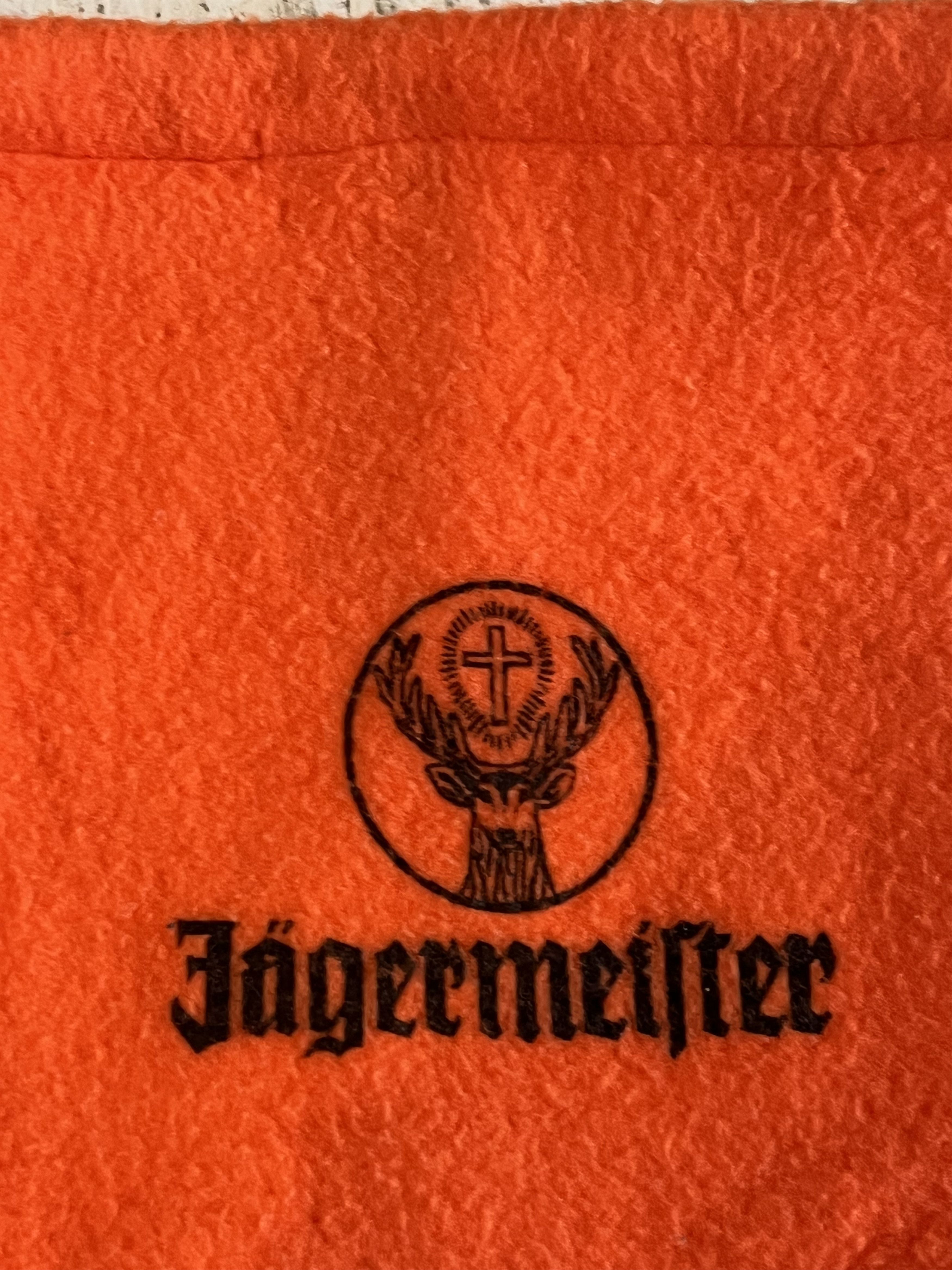 Jagermeister × Vintage Vintage 2in1 Jägermeister Big Logo Tube Scarf - Hat Size ONE SIZE - 3 Thumbnail