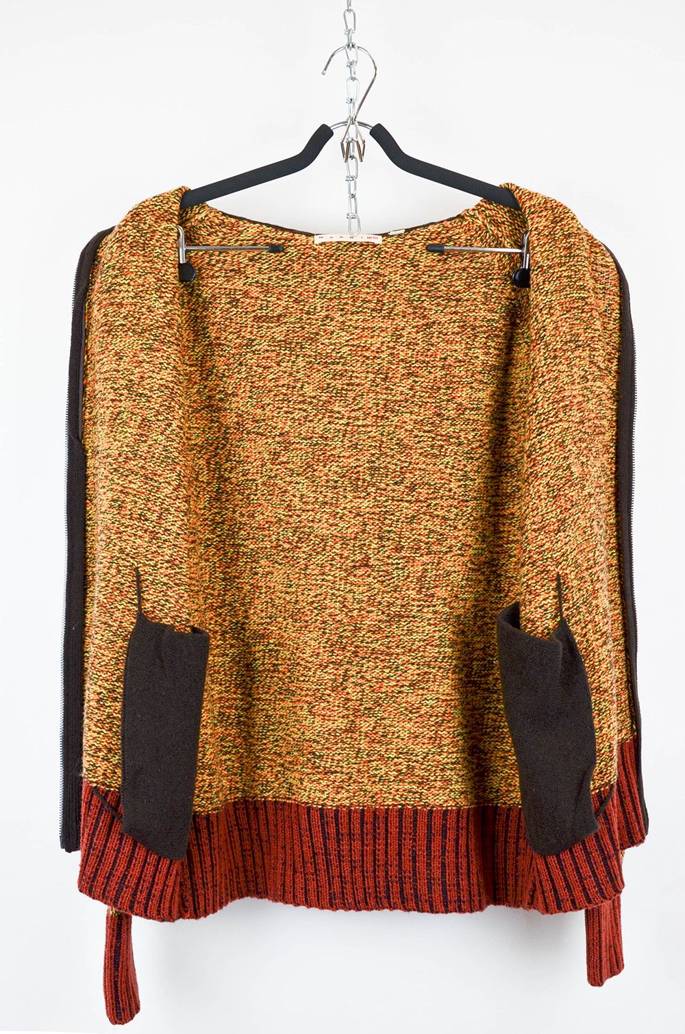 Marni × Uniqlo Uniqlo x Marni Knit Hoodie Oversized Fit Melange - Size S Size US S / EU 44-46 / 1 - 9 Thumbnail