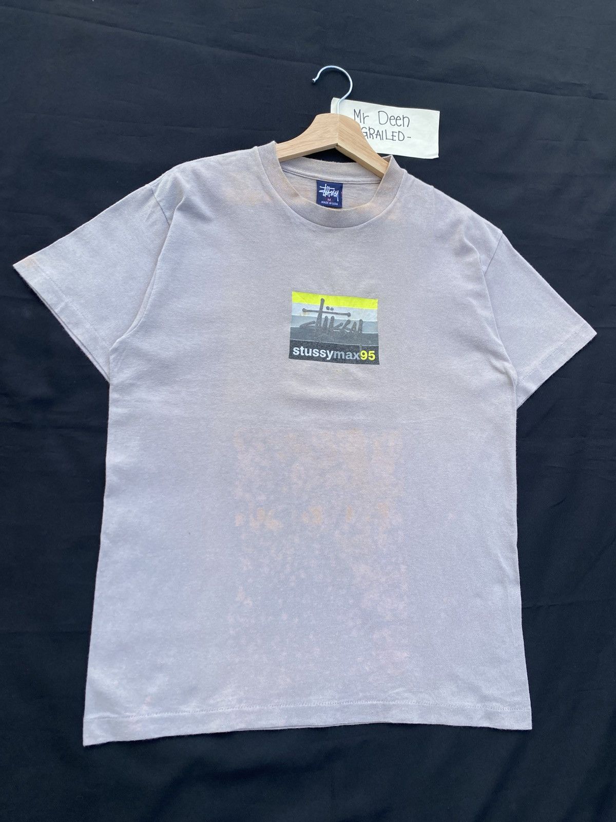 Stussy Rare Vintage STUSSY Max 95 Nike Airmax Tshirt Size US M / EU 48-50 / 2 - 3 Thumbnail