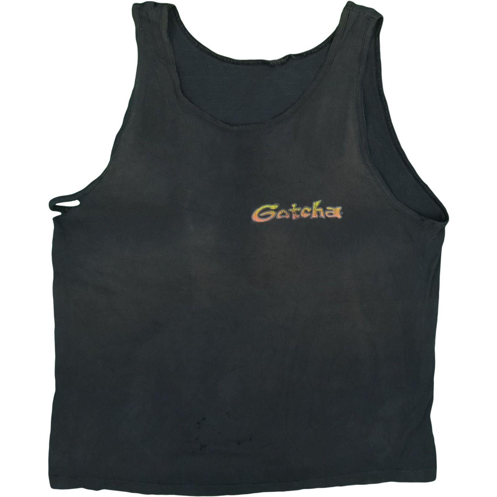 Vintage Gotcha Brain Waves Surfer Skate Tank Top T Shirt