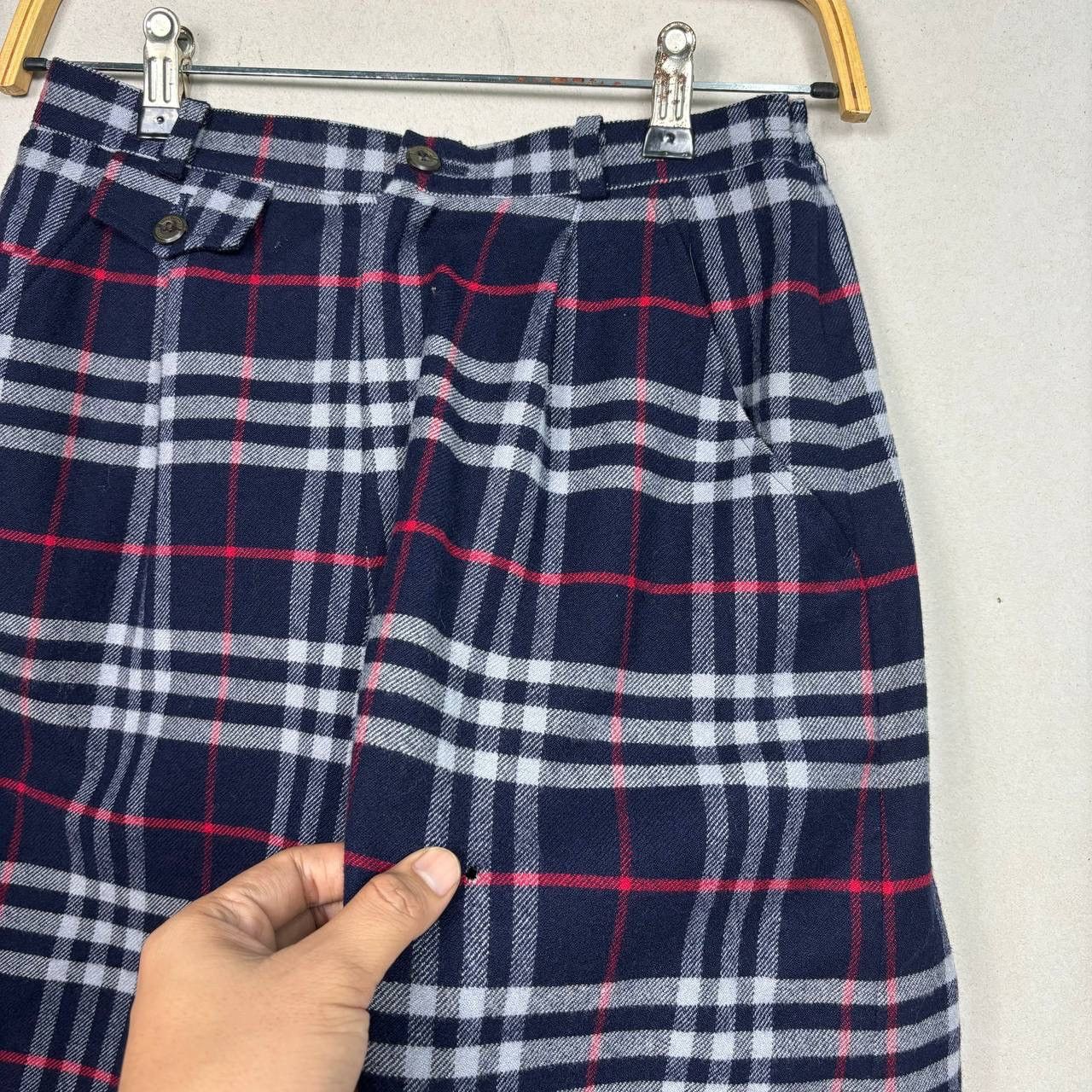 Burberry Burberry Nova Check Wool Shorts Pants Size US 30 / EU 46 - 7 Thumbnail